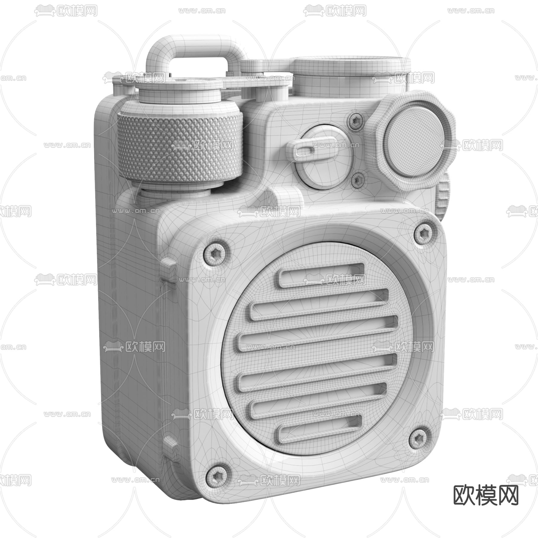 小音箱 音响免费3d模型下载（渲染图2）