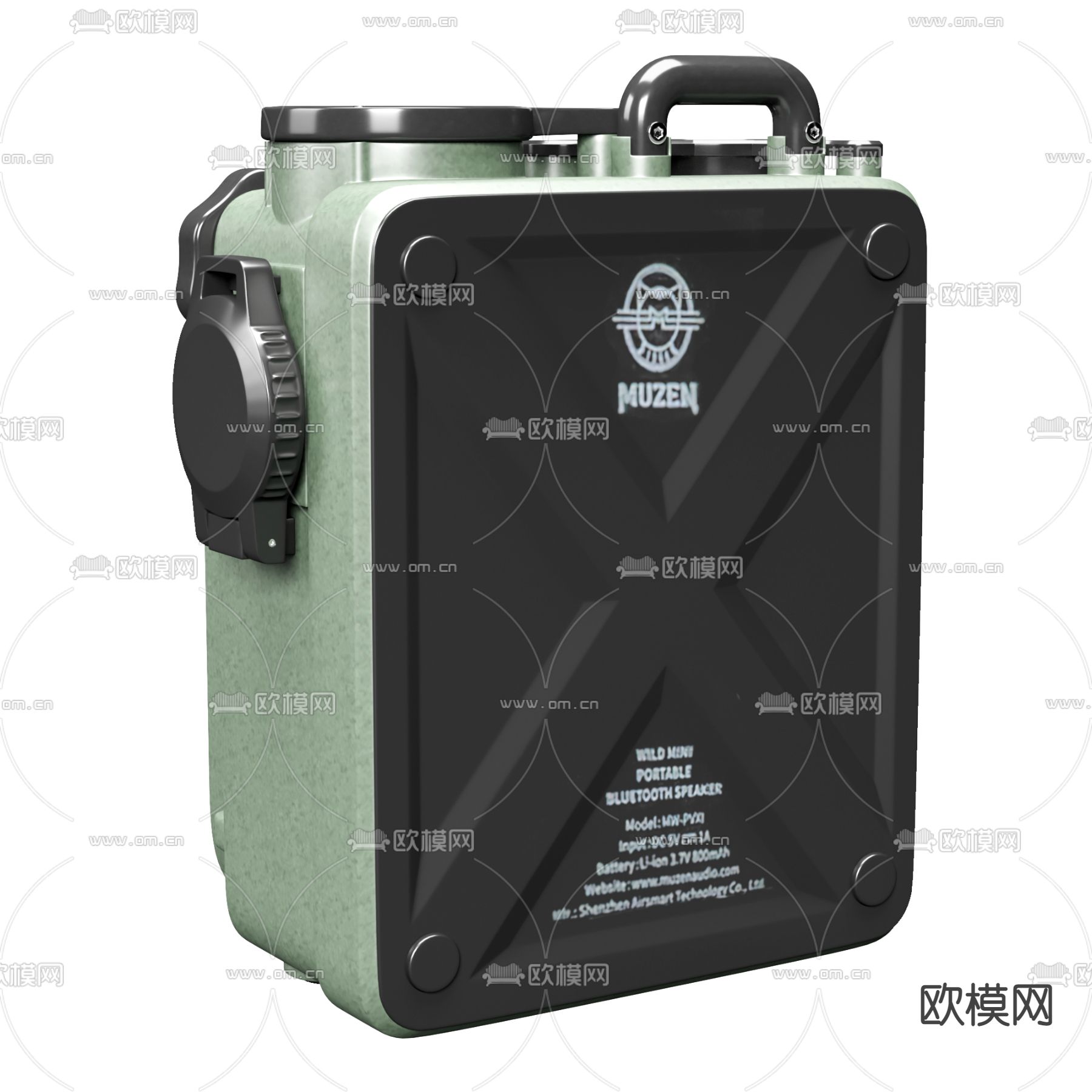 小音箱 音响免费3d模型下载（渲染图3）