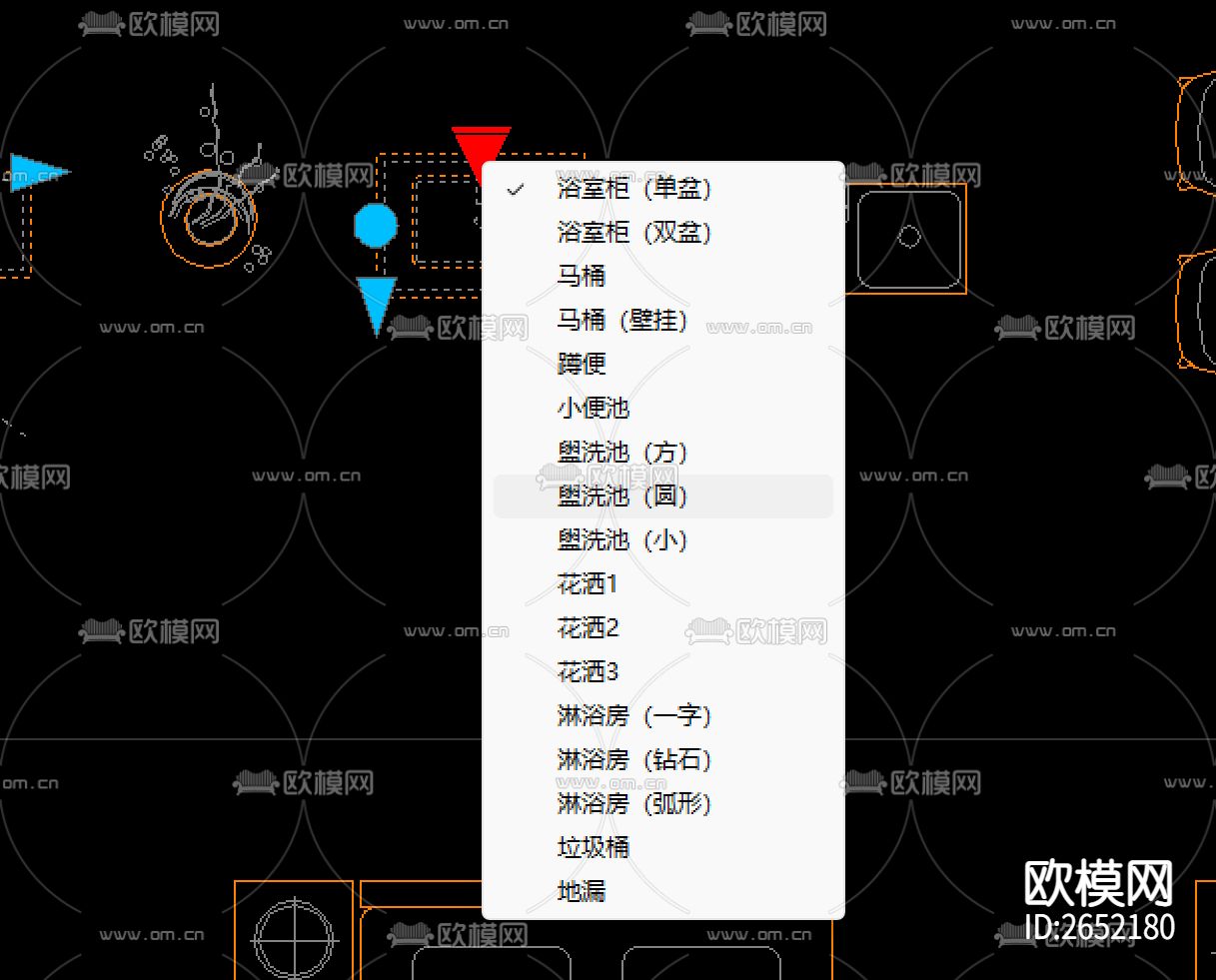 最全的动态图块cad图库下载（渲染图3）
