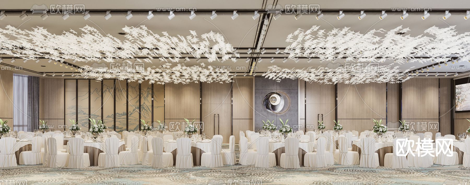 婚礼宴会厅免费3d模型