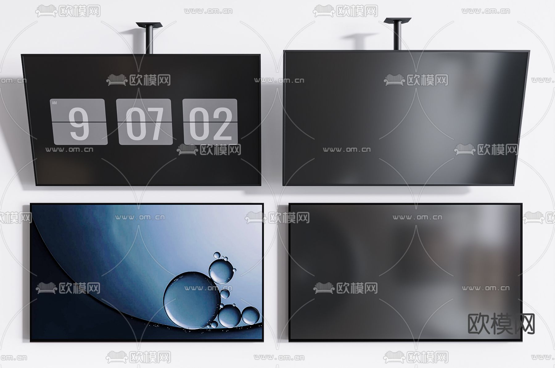 电视机3d模型下载