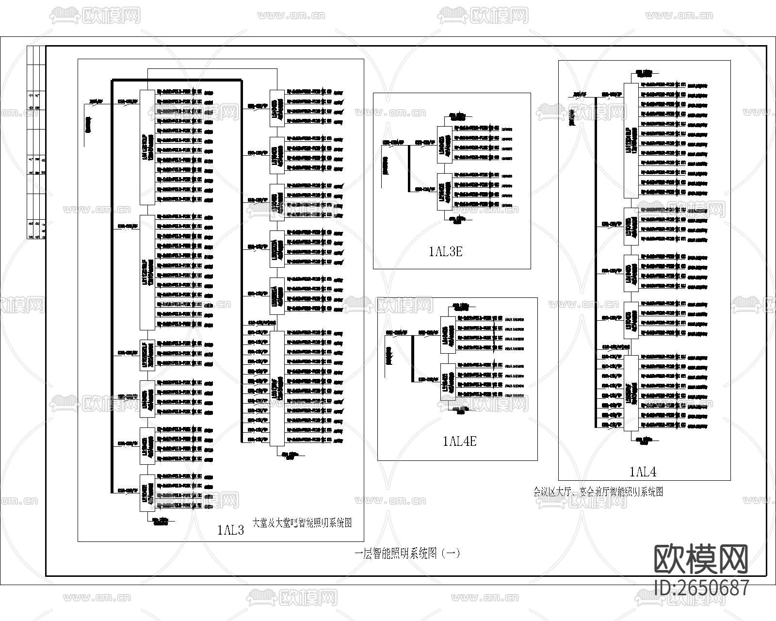 酒店强弱电CAD节点大样下载（渲染图9）