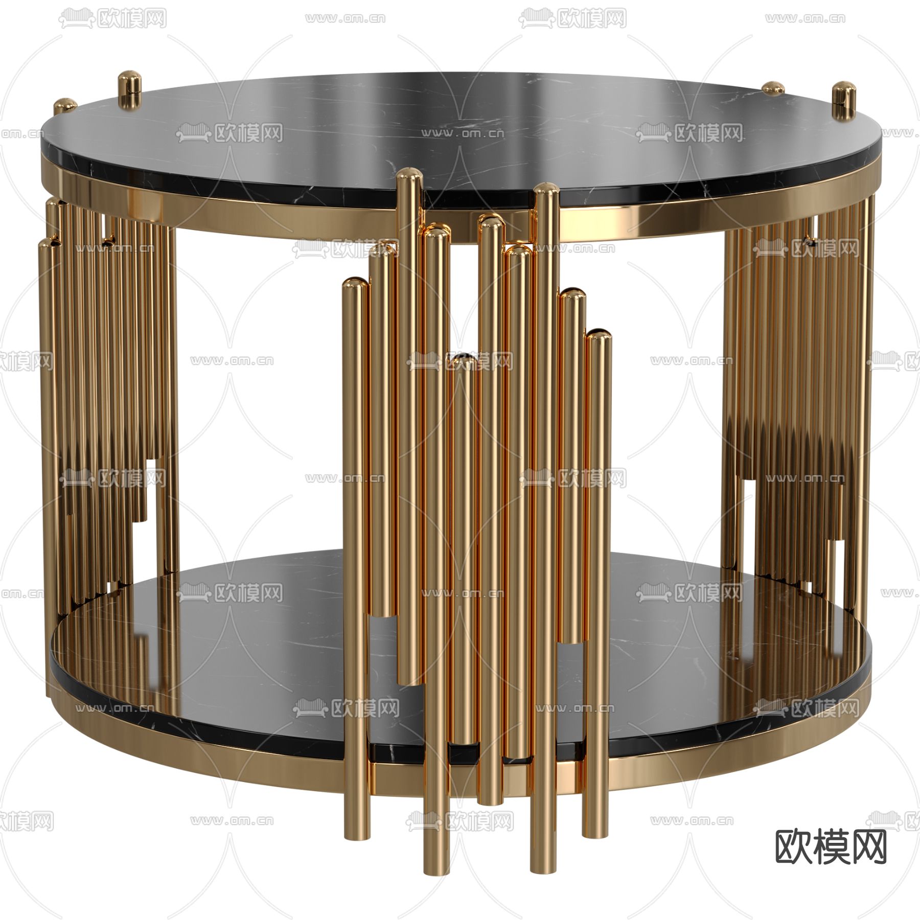 圆几 角几 边几3d模型下载（渲染图1）