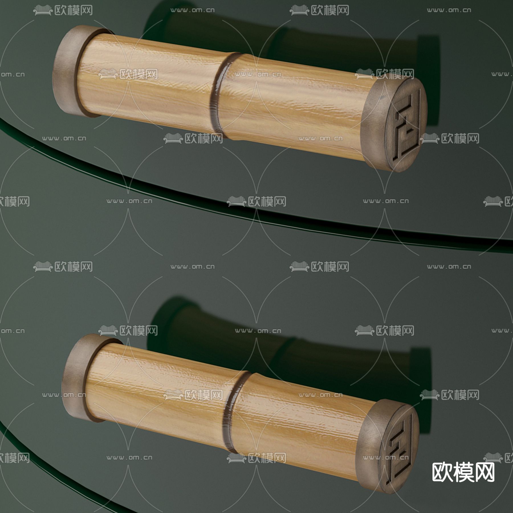 FENDI 床头柜3d模型下载（渲染图4）