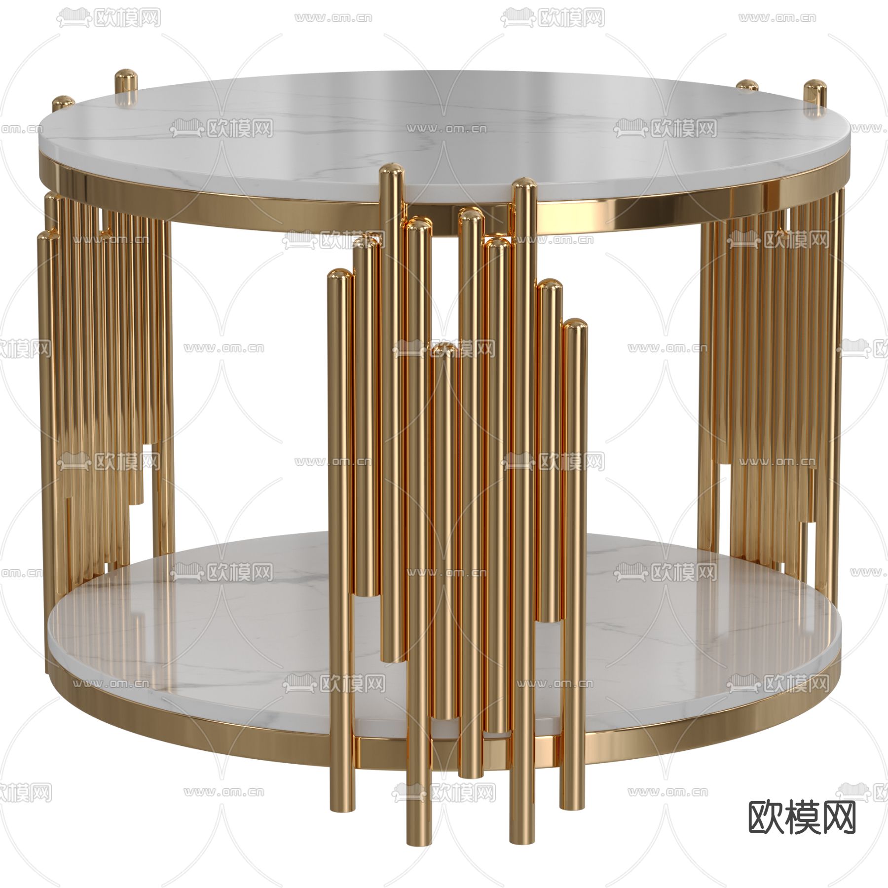 圆几 角几 边几3d模型下载（渲染图2）