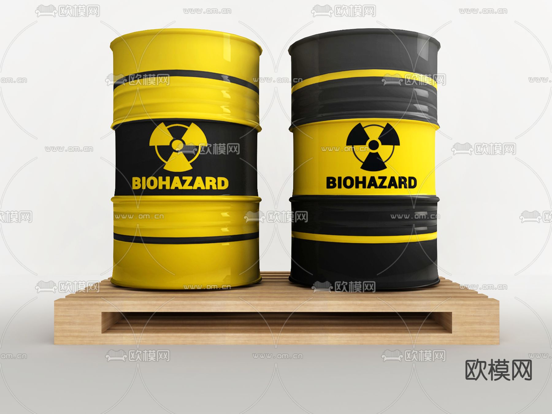 工业风汽油桶 油漆桶 原料桶3d模型下载