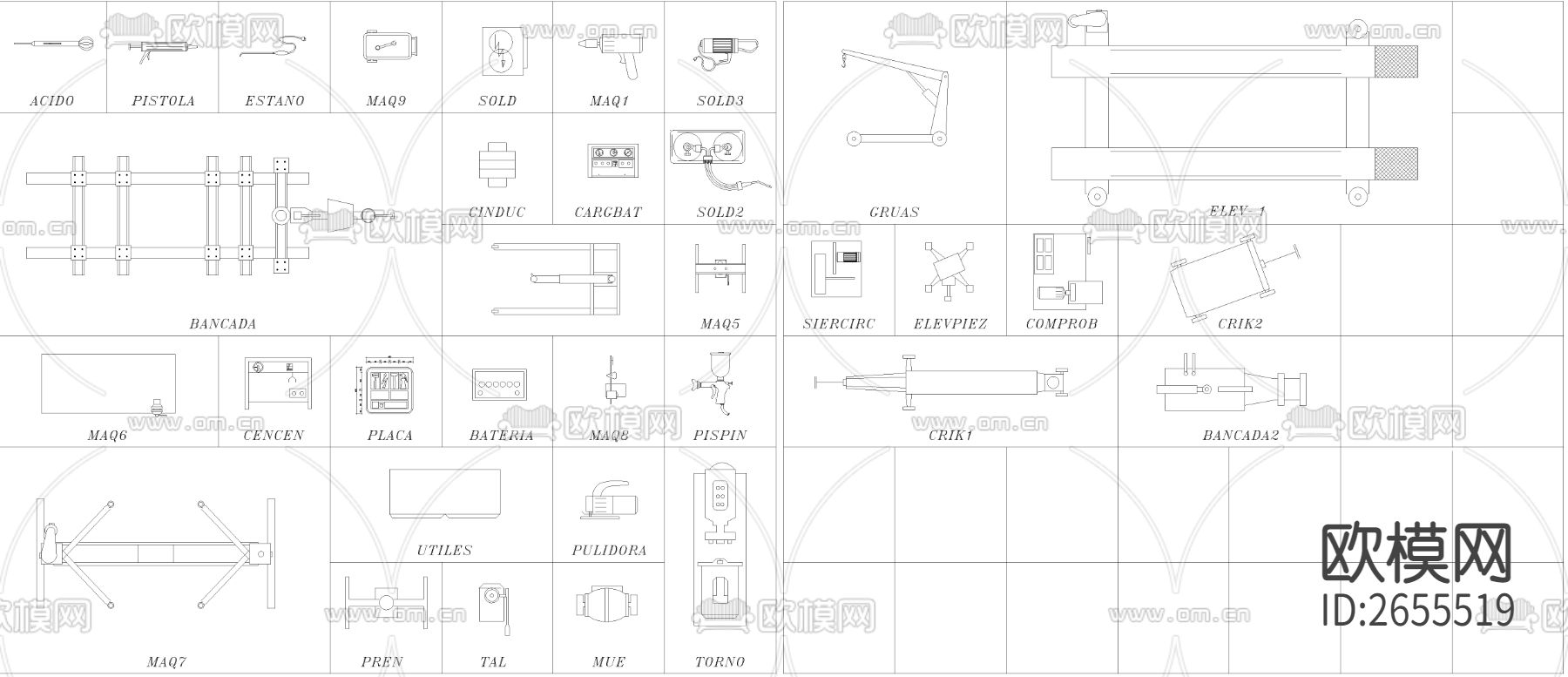 工具cad图库下载（渲染图3）