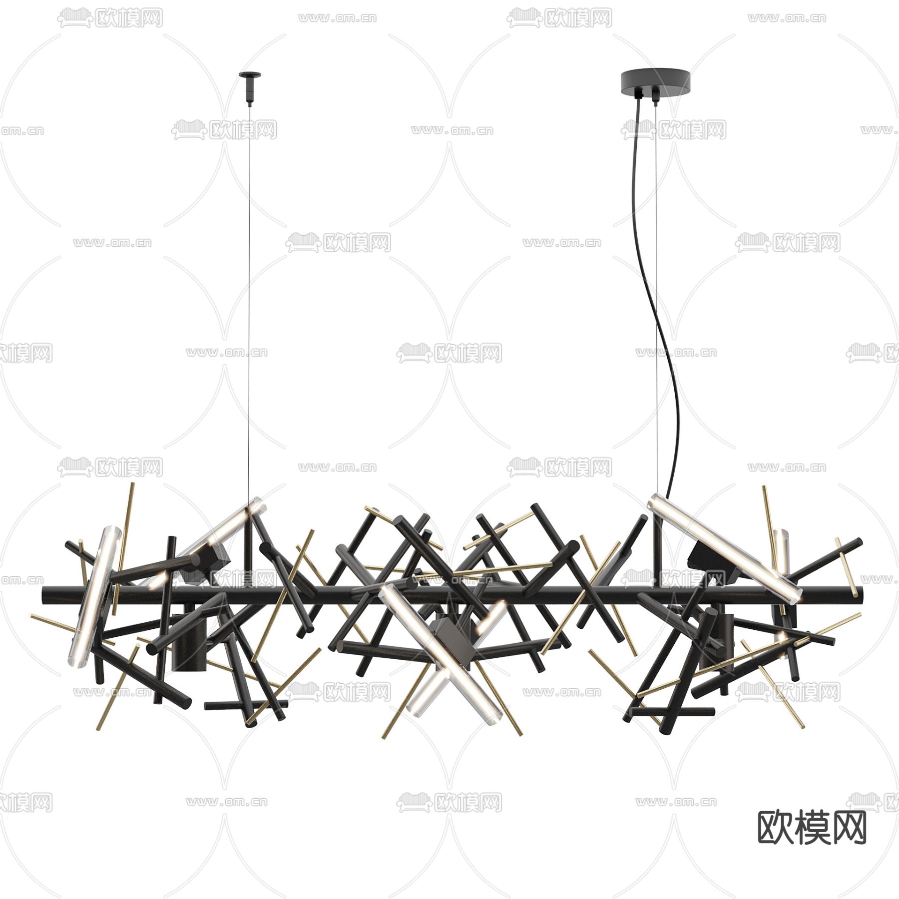 舞台灯 多头灯3d模型下载（渲染图2）