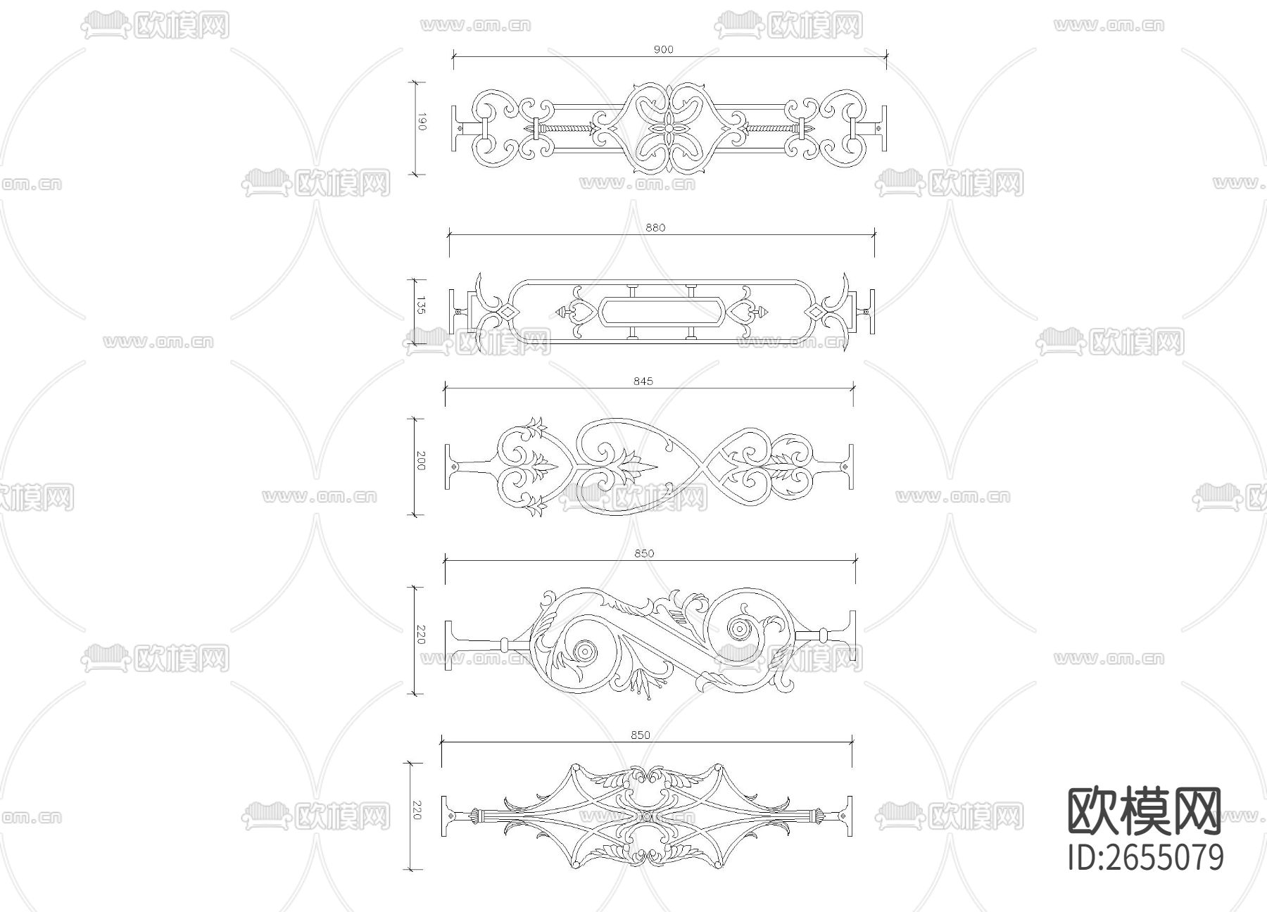 铁艺栏杆节点大样下载