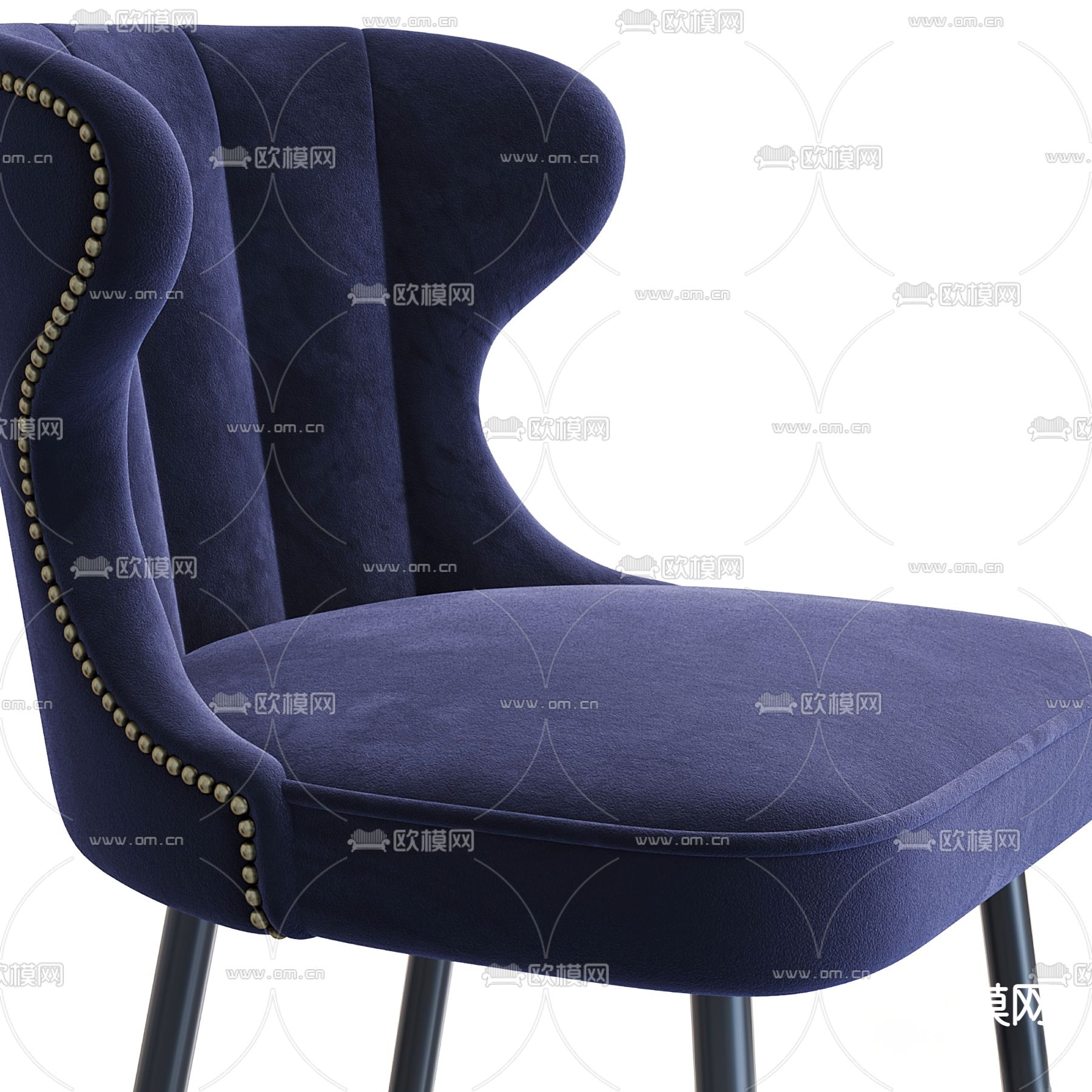 椅子 吧椅3d模型下载（渲染图1）