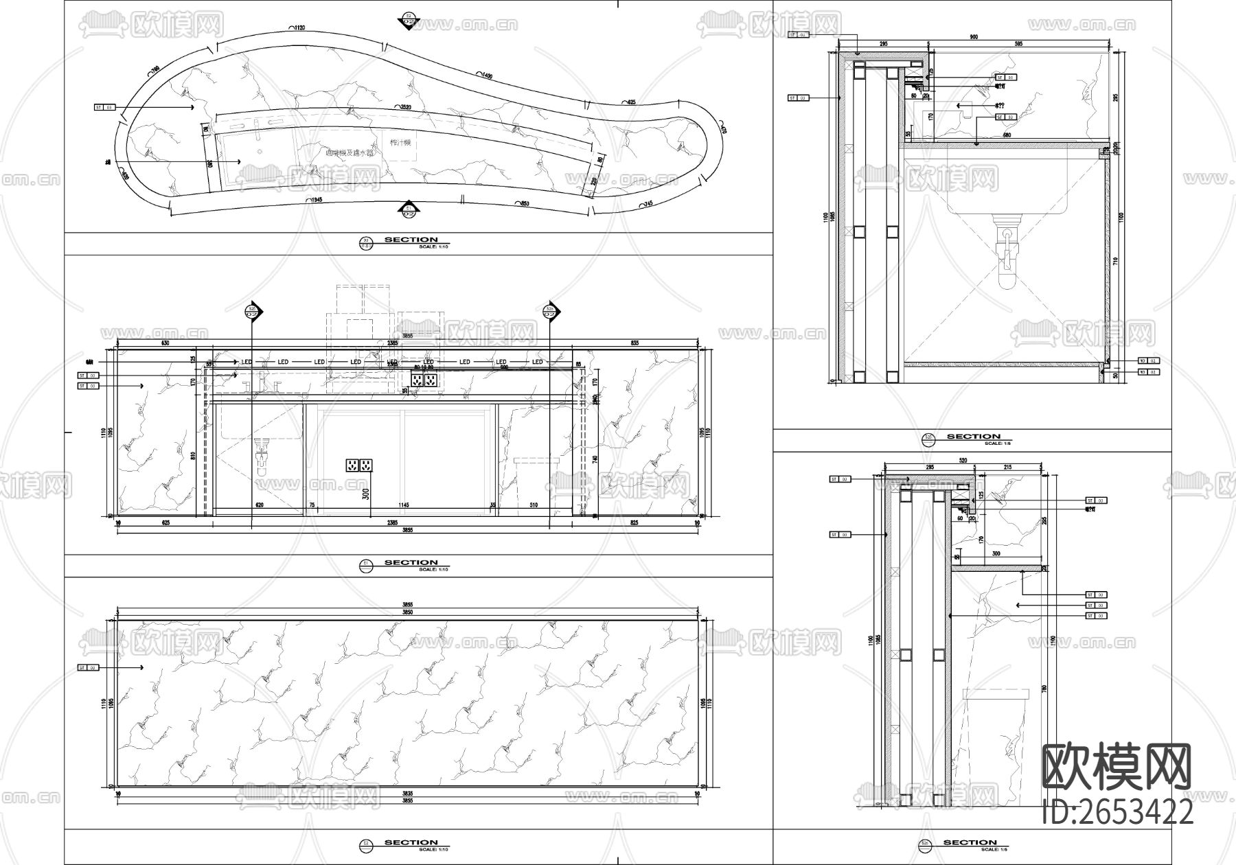 室内游泳池CAD施工图下载（渲染图7）