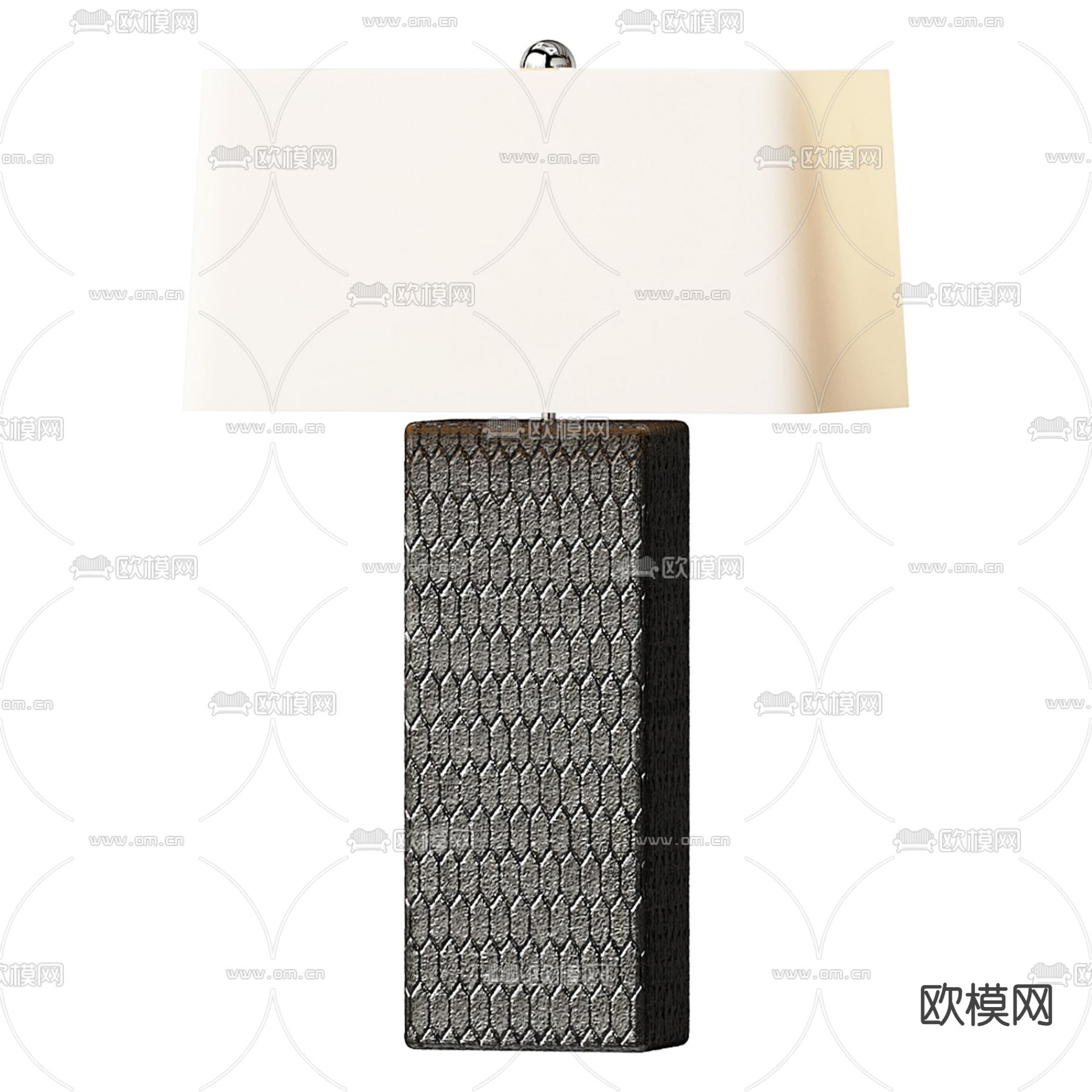 现代台灯3d模型下载