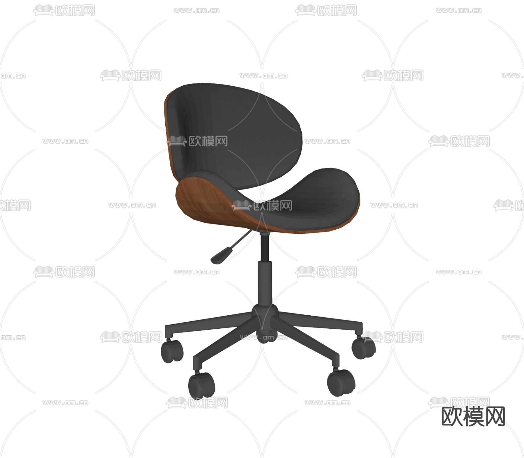 Minotti 办公椅su模型下载（渲染图3）