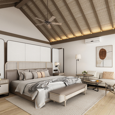  现代民宿客房su模型 