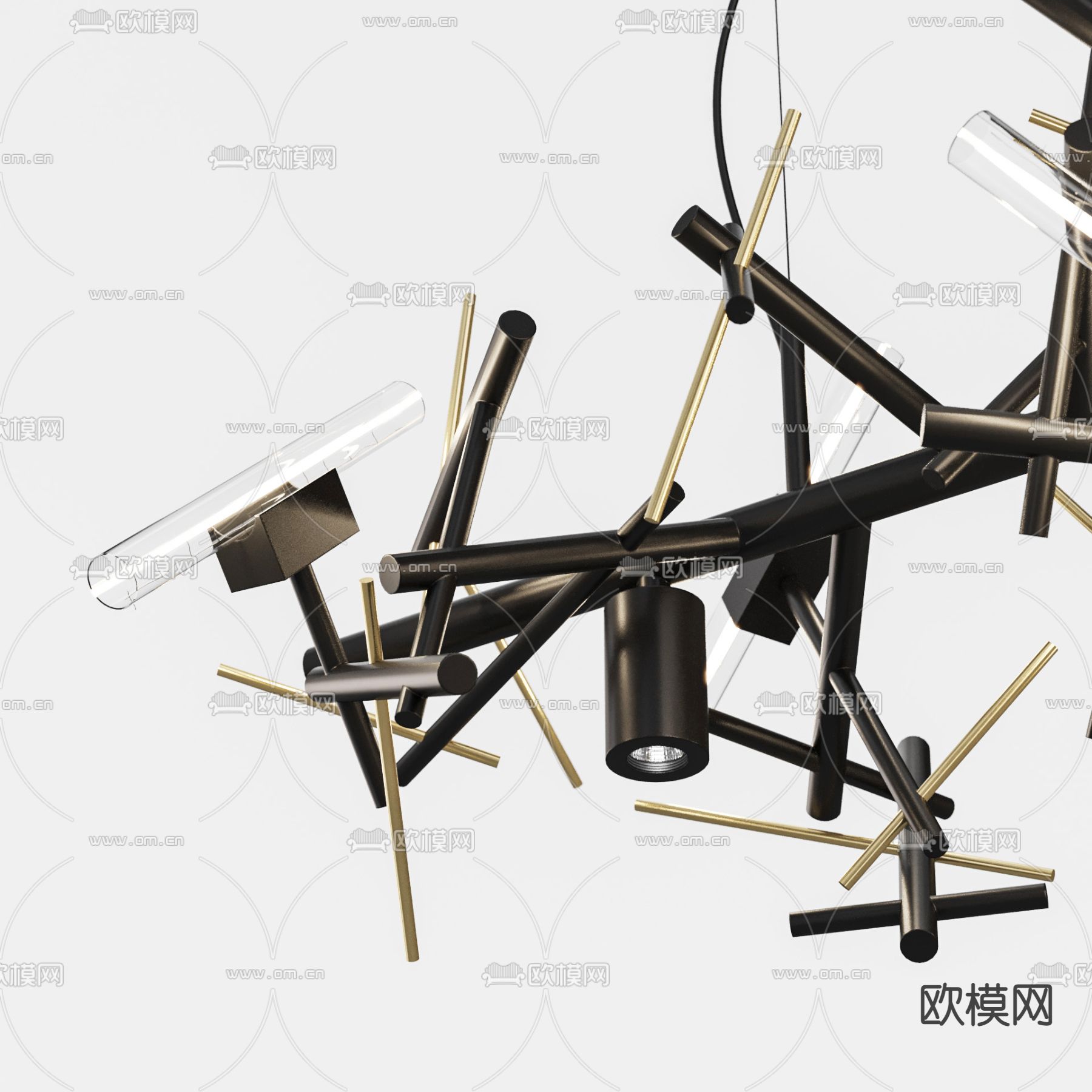 舞台灯 多头灯3d模型下载（渲染图3）