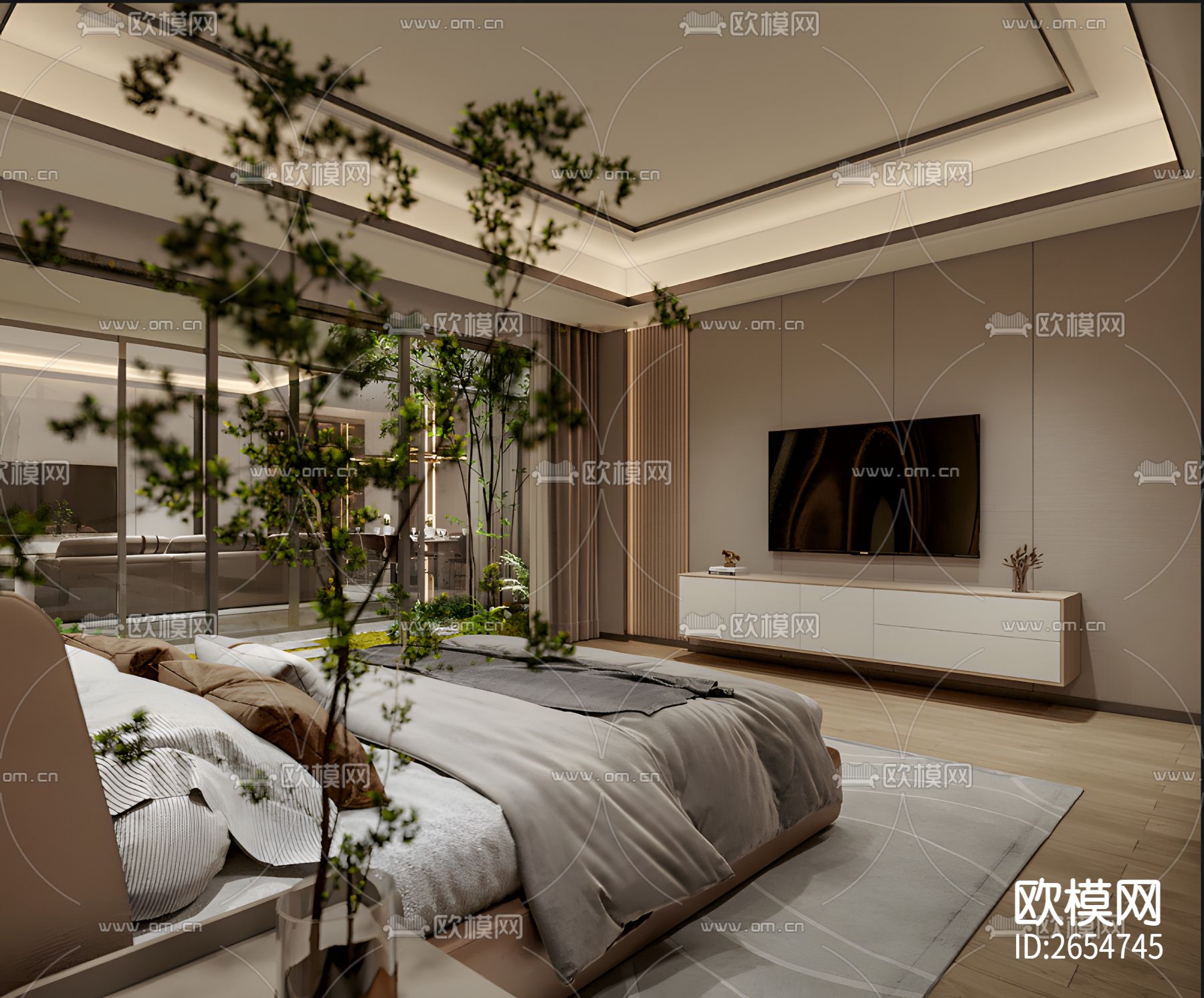 家具展厅CAD施工图下载（渲染图2）