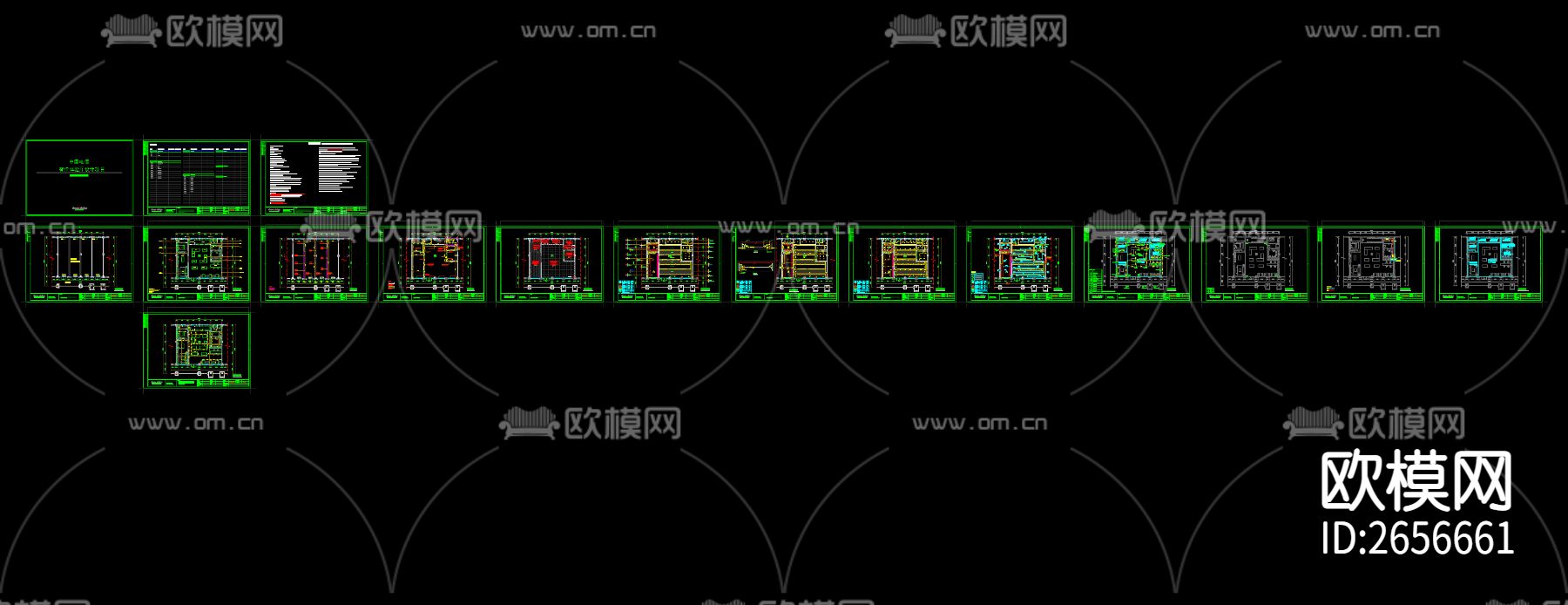 小米手机专卖店cad施工图下载（渲染图4）