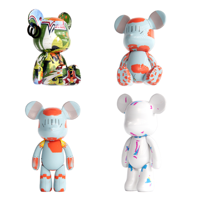  暴力熊公仔su模型 