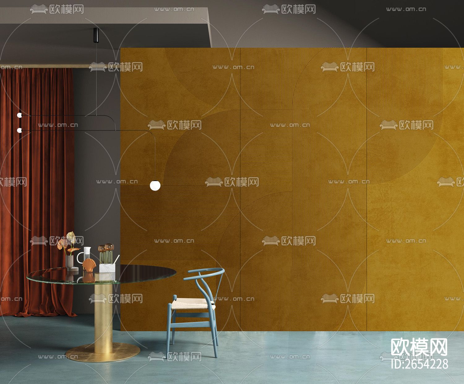 抽象线条壁纸下载（渲染图3）