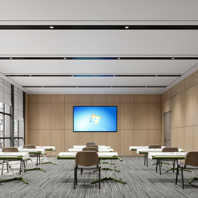  音乐教室 钢琴室su模型 