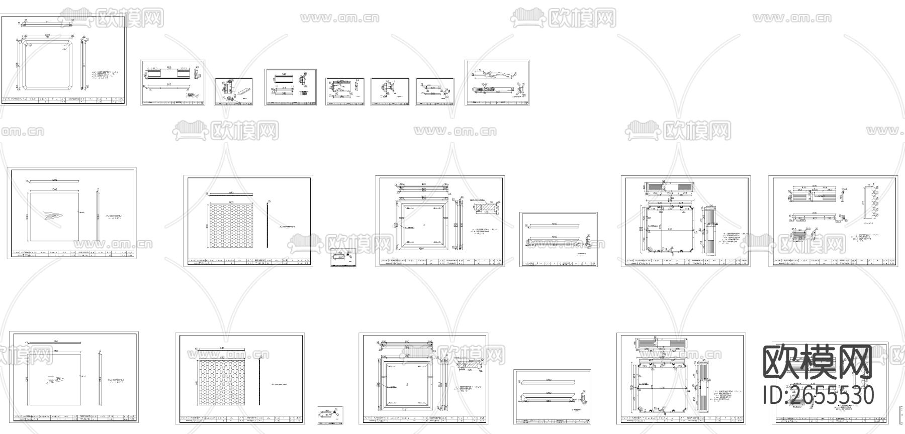 麻将桌图库cad施工图下载（渲染图6）