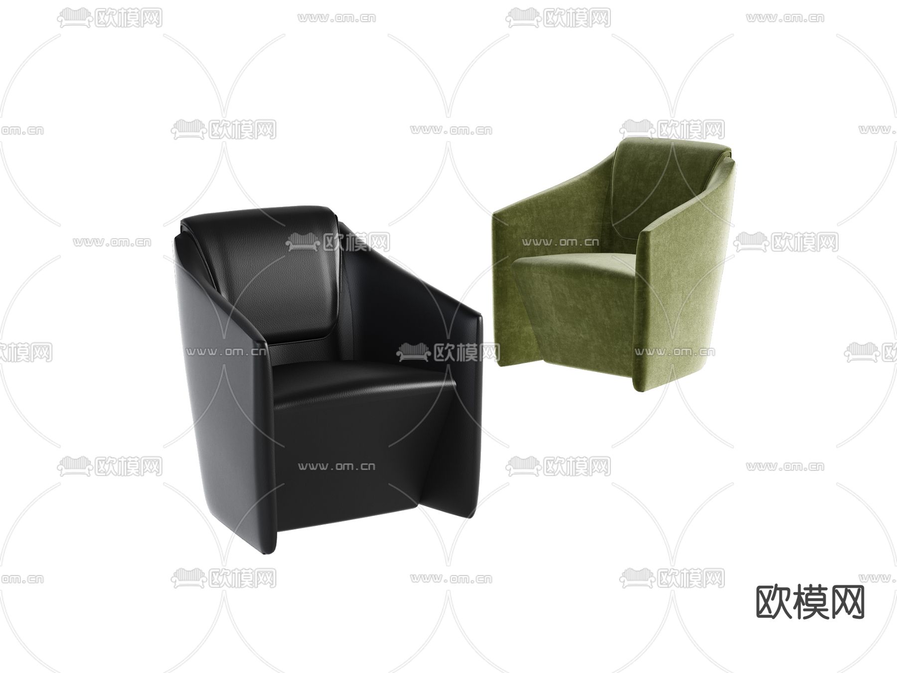 单人沙发3d模型下载