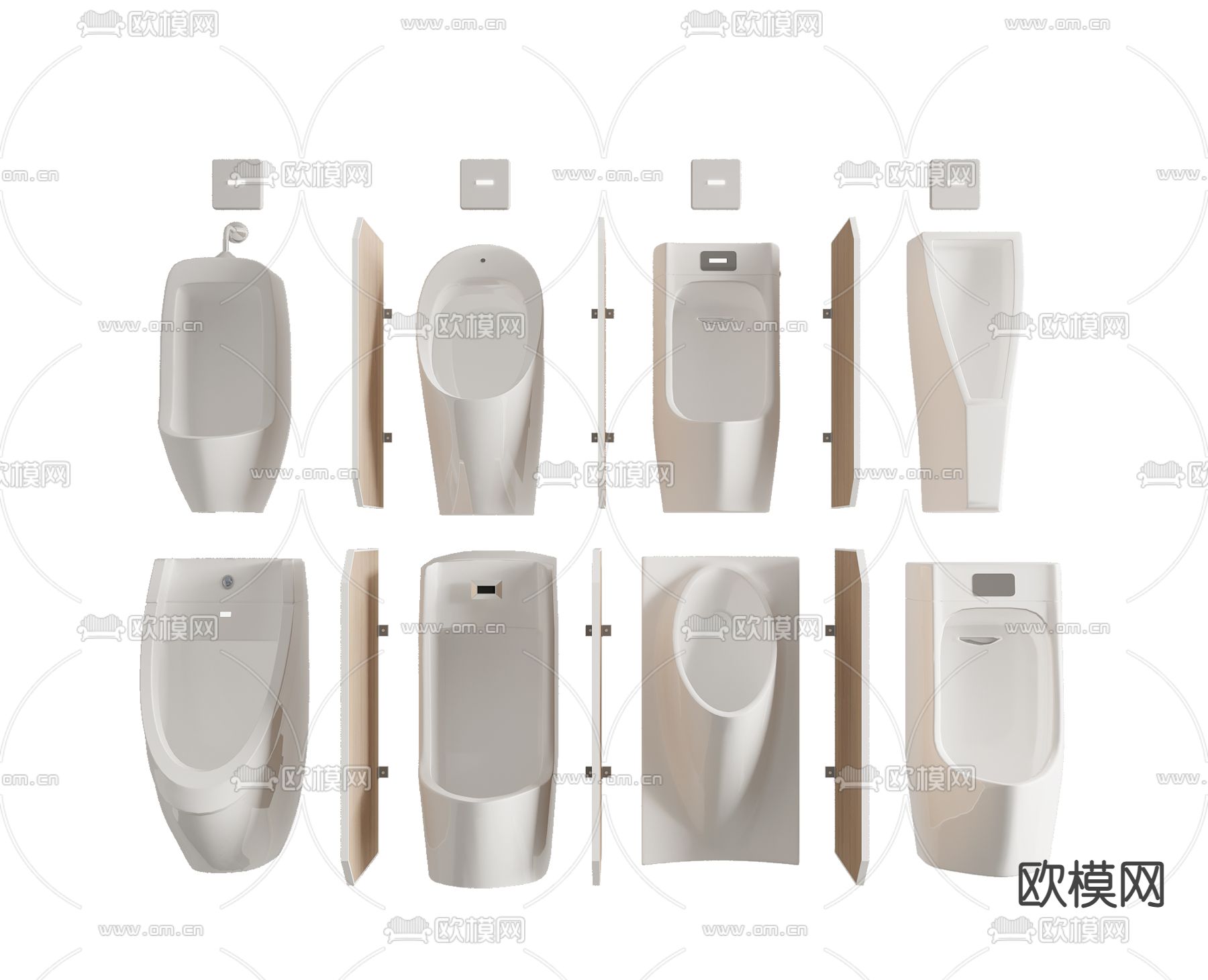 小便池 尿斗 小便器3d模型下载