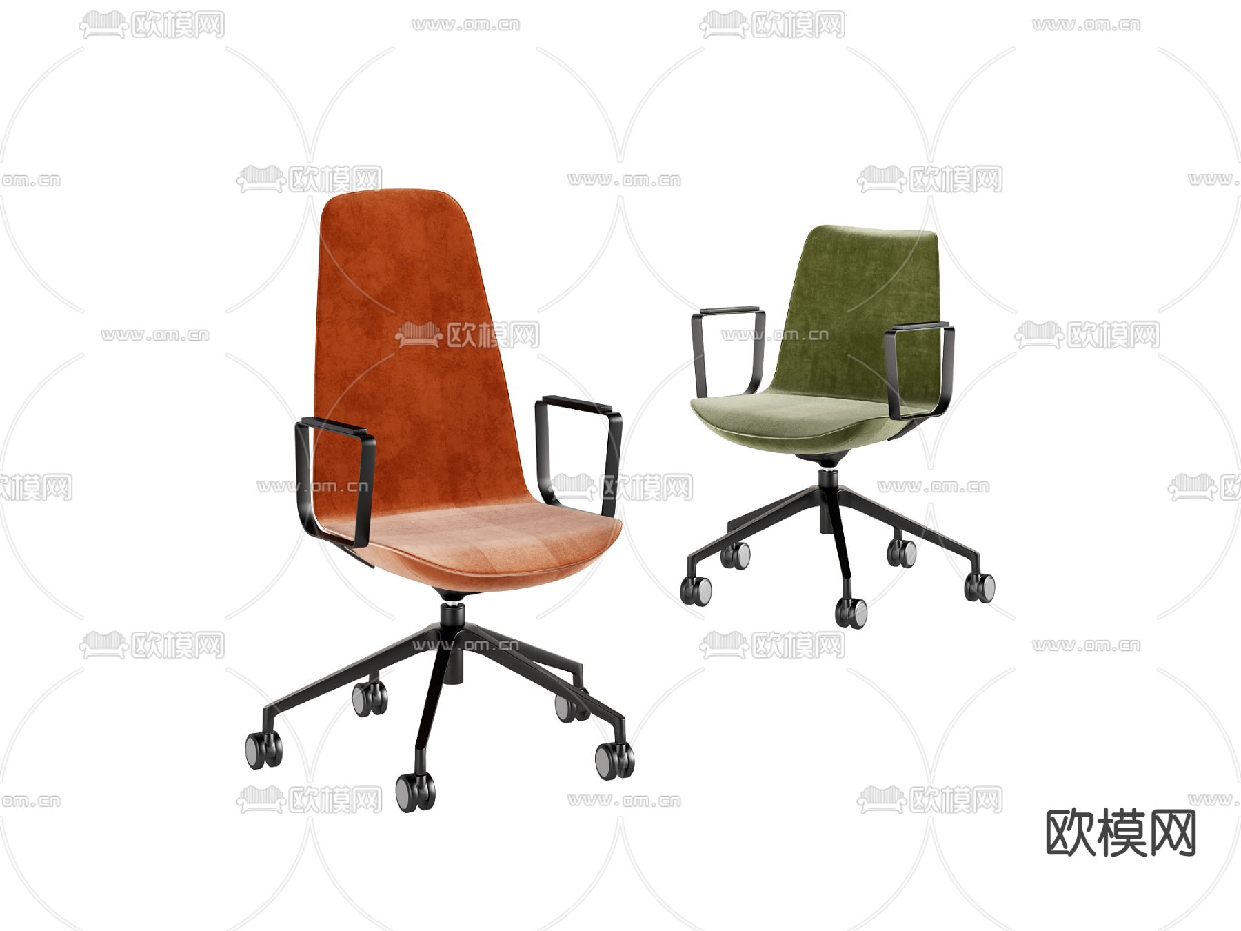 办公椅 大班椅 职员椅3d模型下载