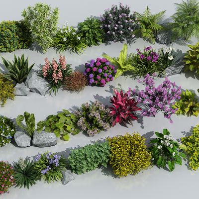  花草 花卉su模型 