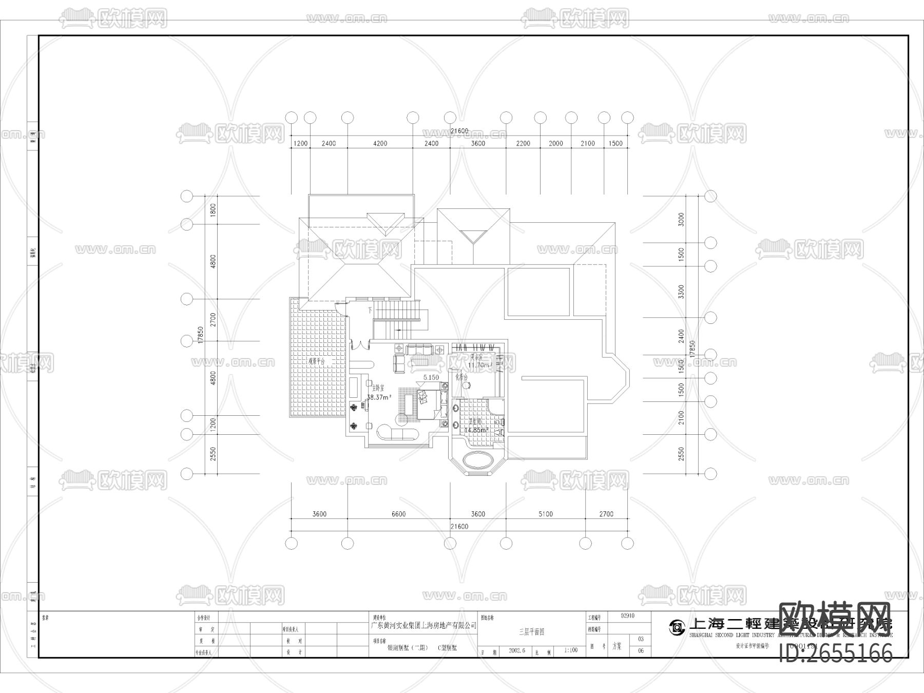 独栋别墅建筑设计cad施工图下载（渲染图7）