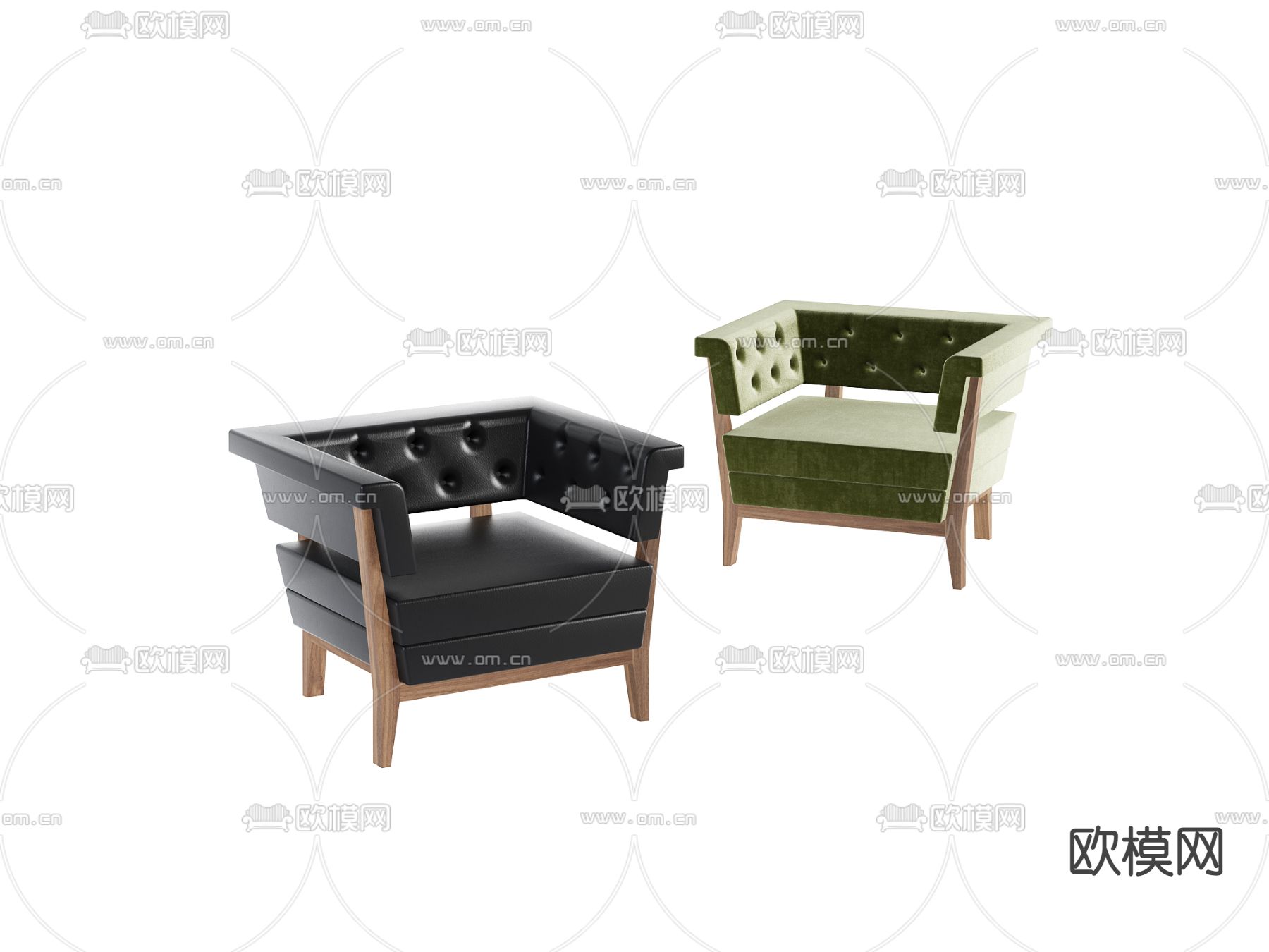 单人沙发3d模型下载