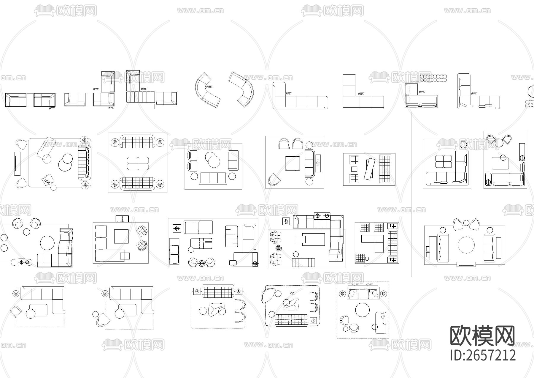 精选家居cad图库下载（渲染图4）