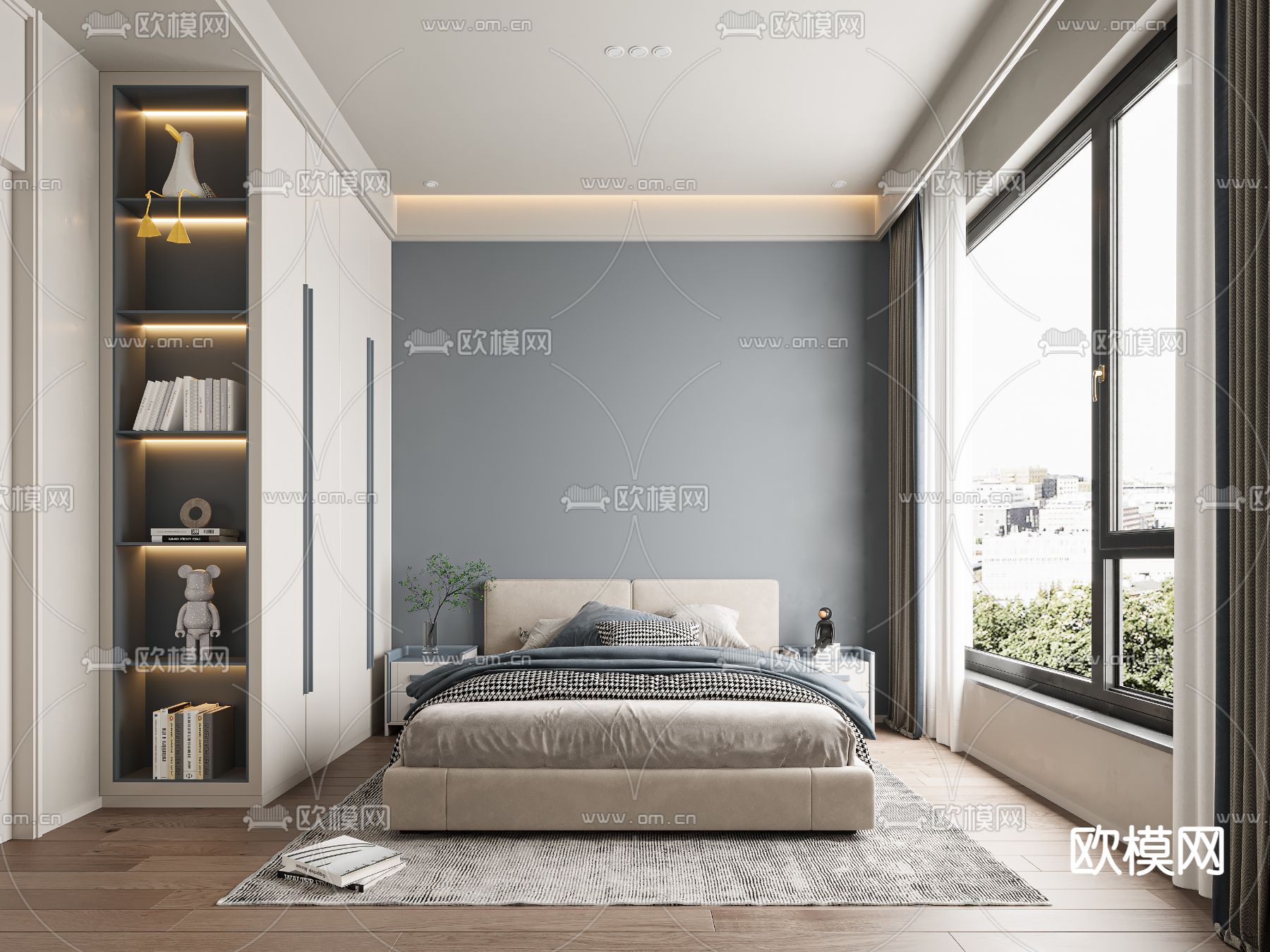 儿童房 男孩房3d模型下载