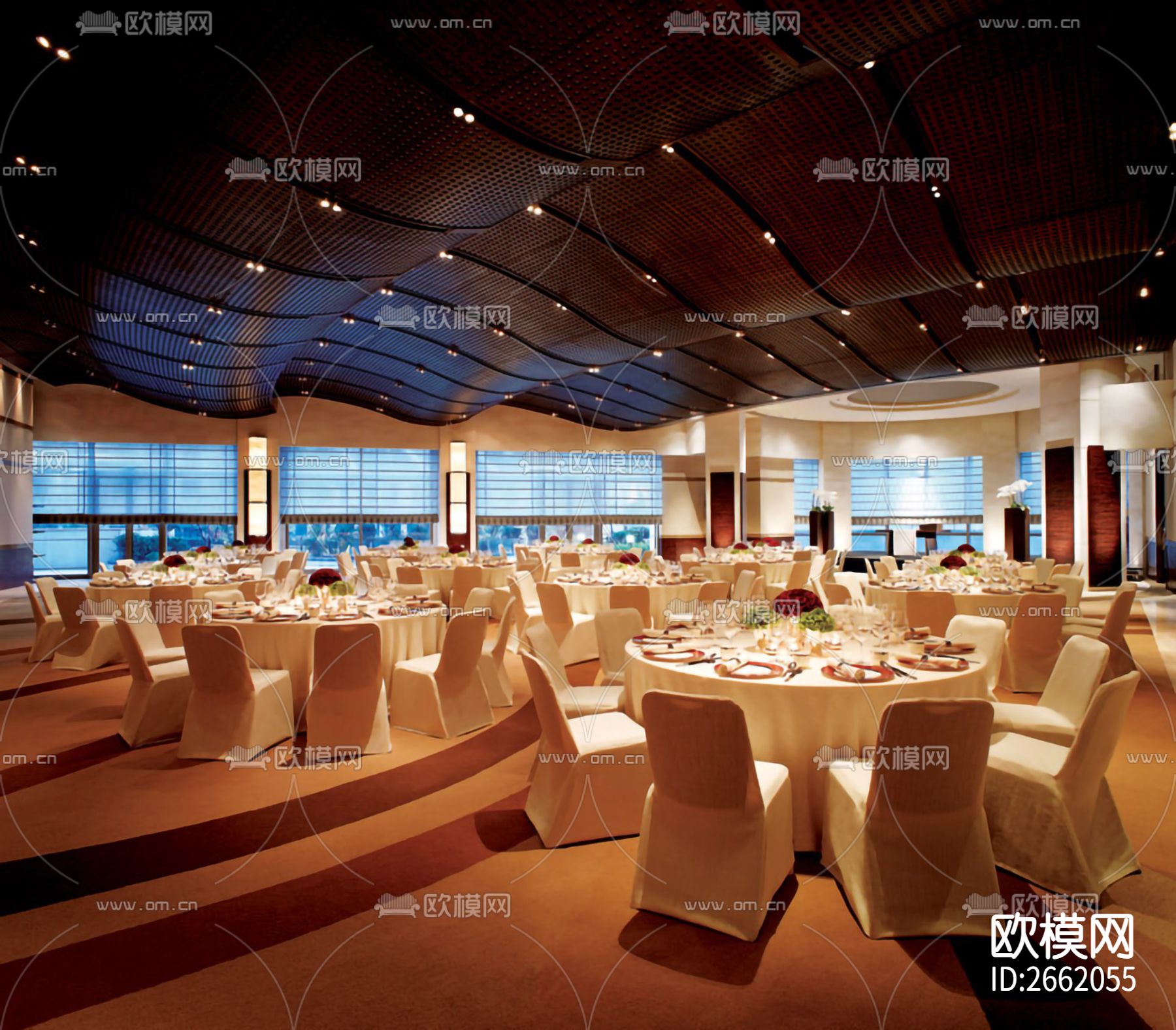 茂悦酒店cad施工图下载（渲染图8）