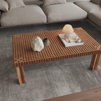  Minotti 茶几su模型 