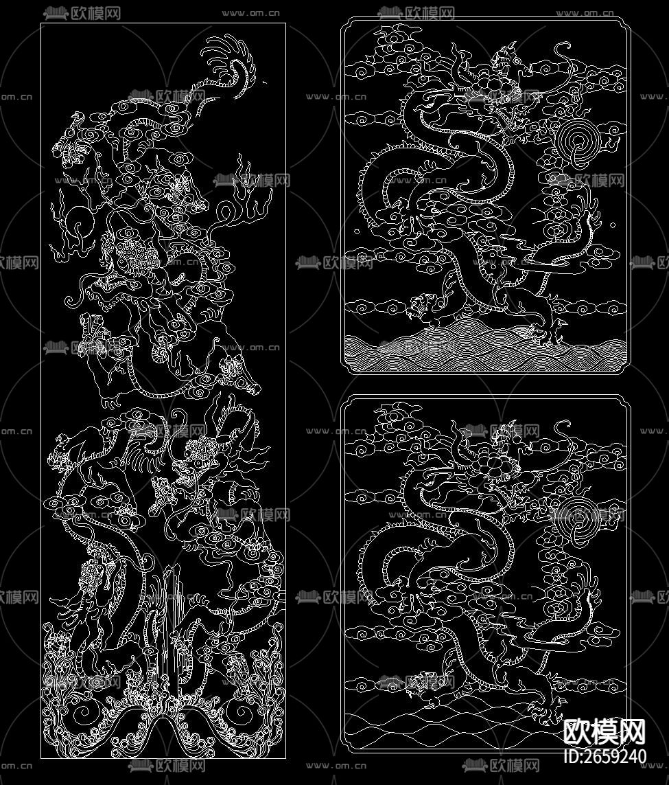 龙CAD图库下载（渲染图2）