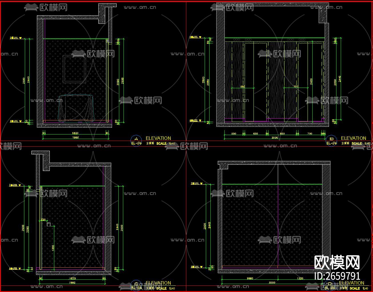 小型月子中心四层CAD图库下载（渲染图10）