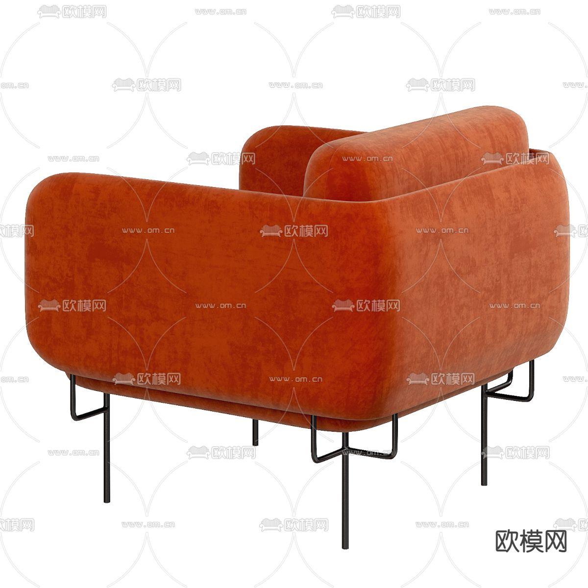 Missana 沙发椅3d模型下载（渲染图2）