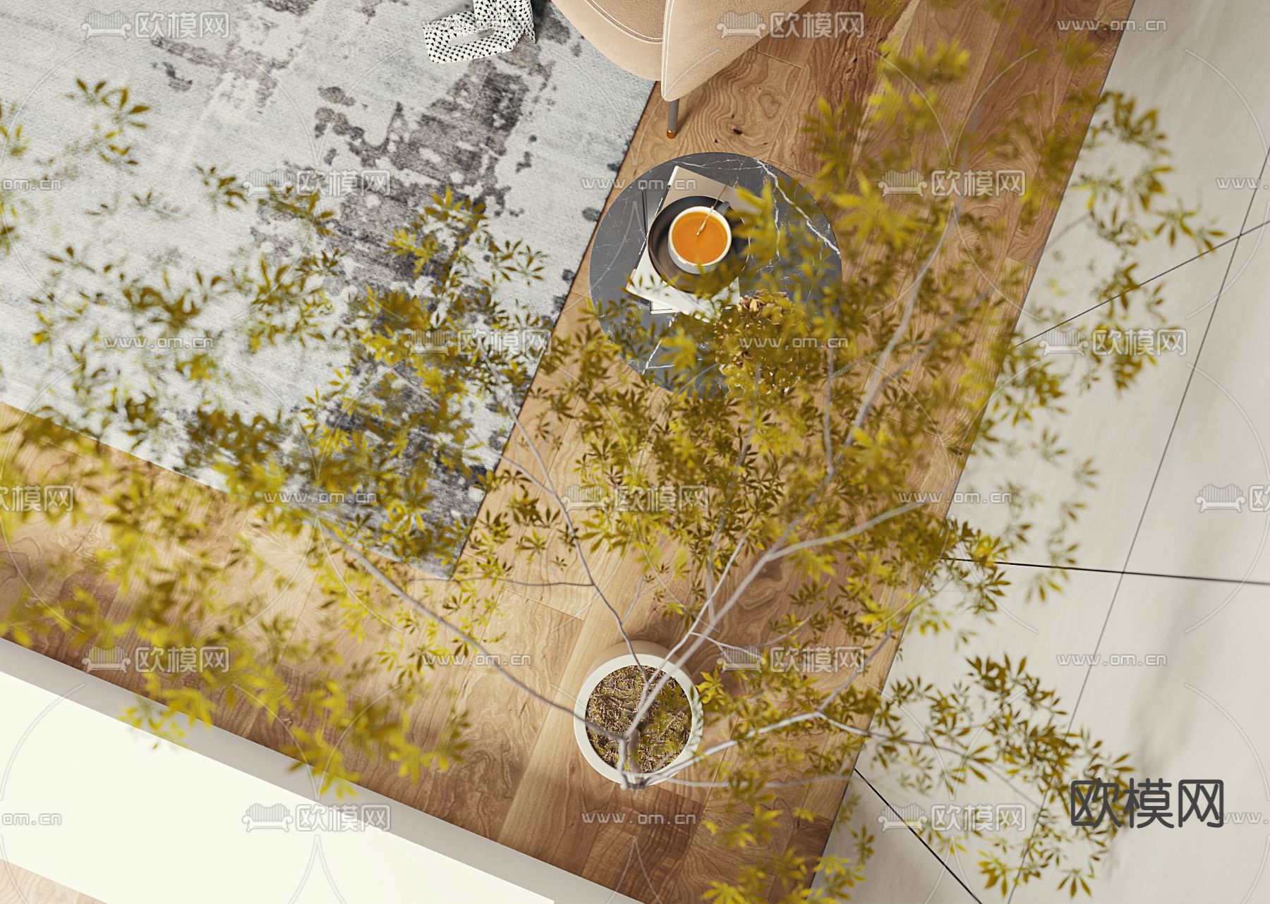 椅子 休闲椅3d模型下载（渲染图3）