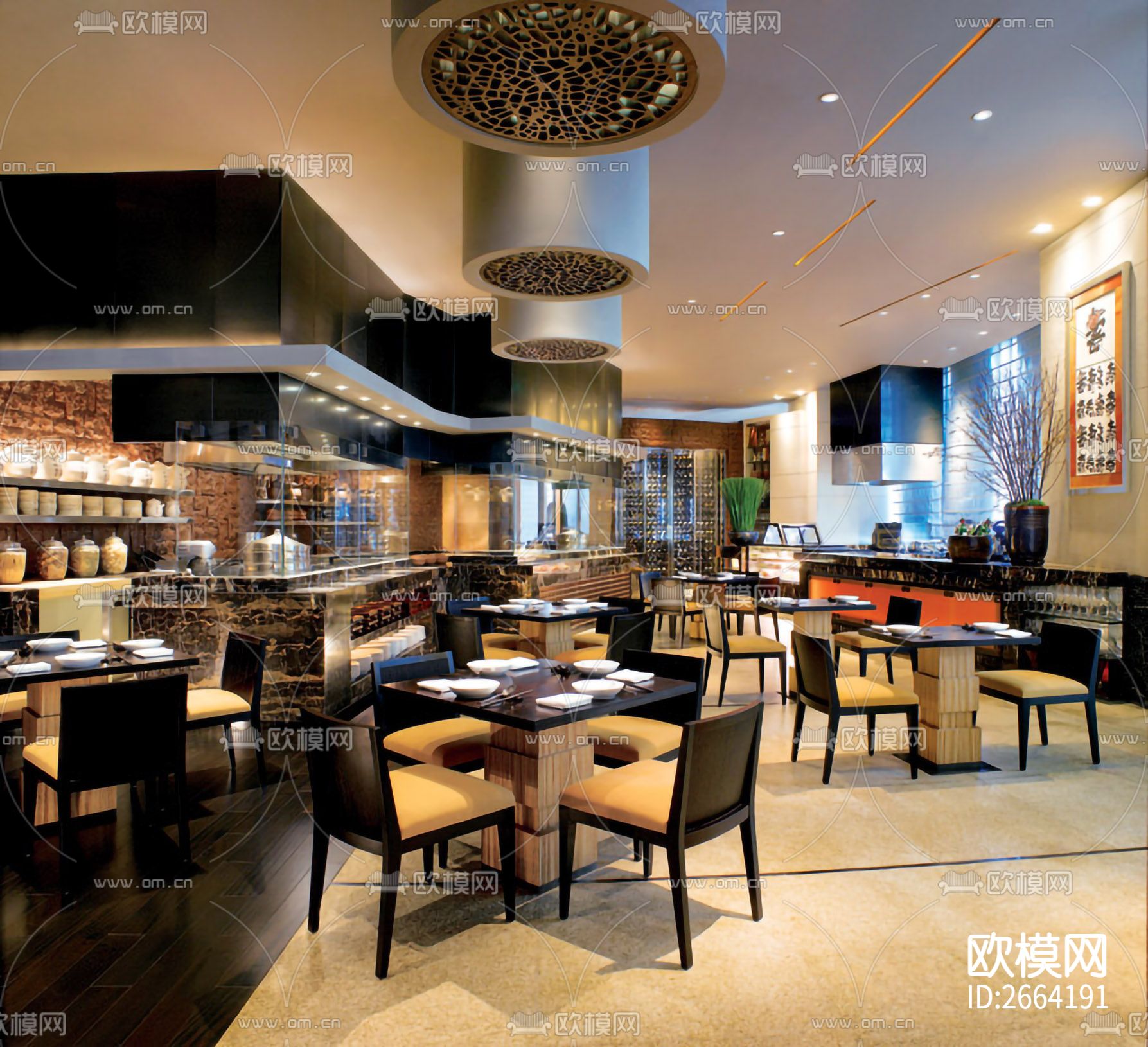 茂悦酒店CAD施工图下载（渲染图3）