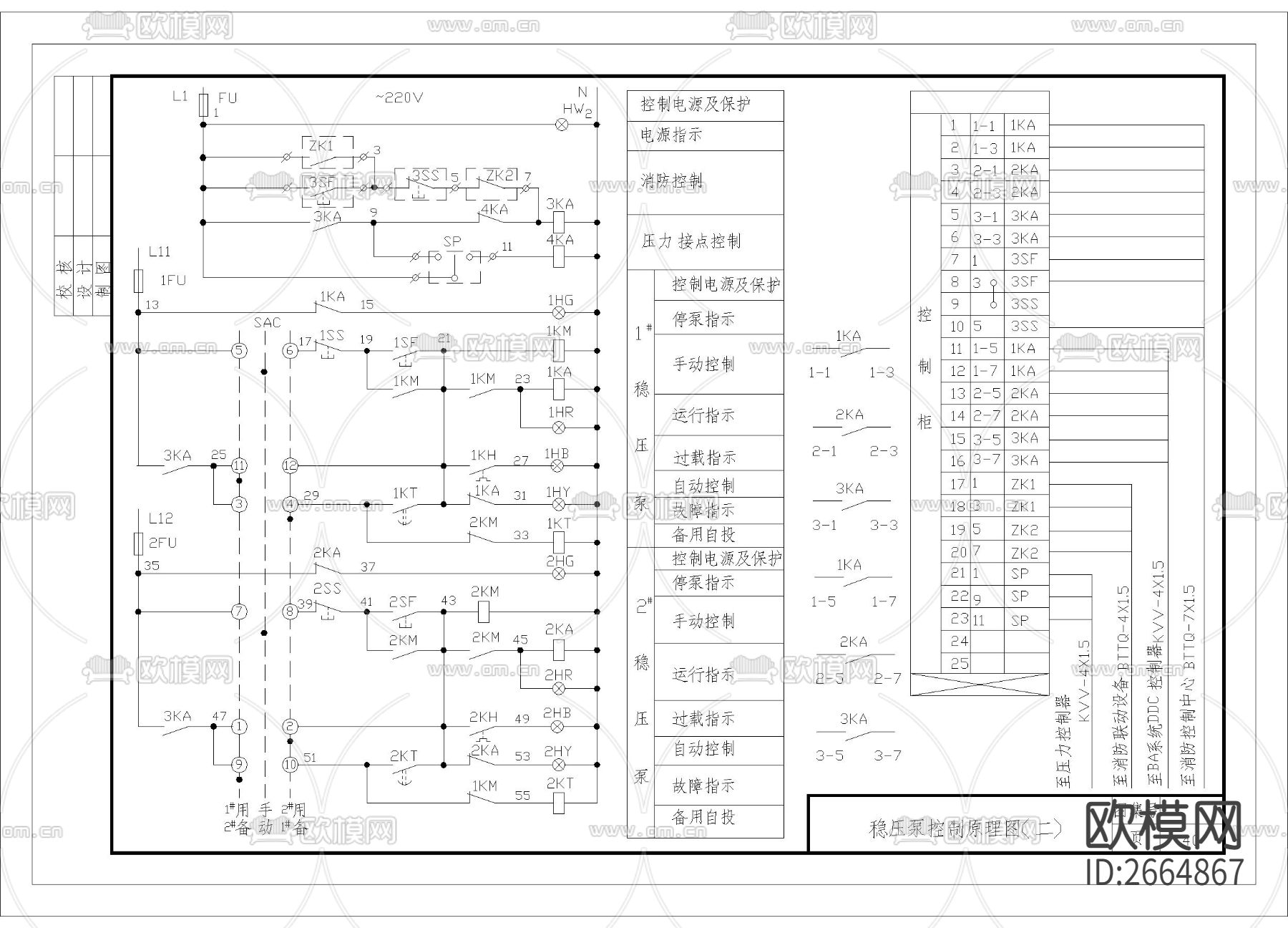 稳压泵控制原理节点大样下载（渲染图2）