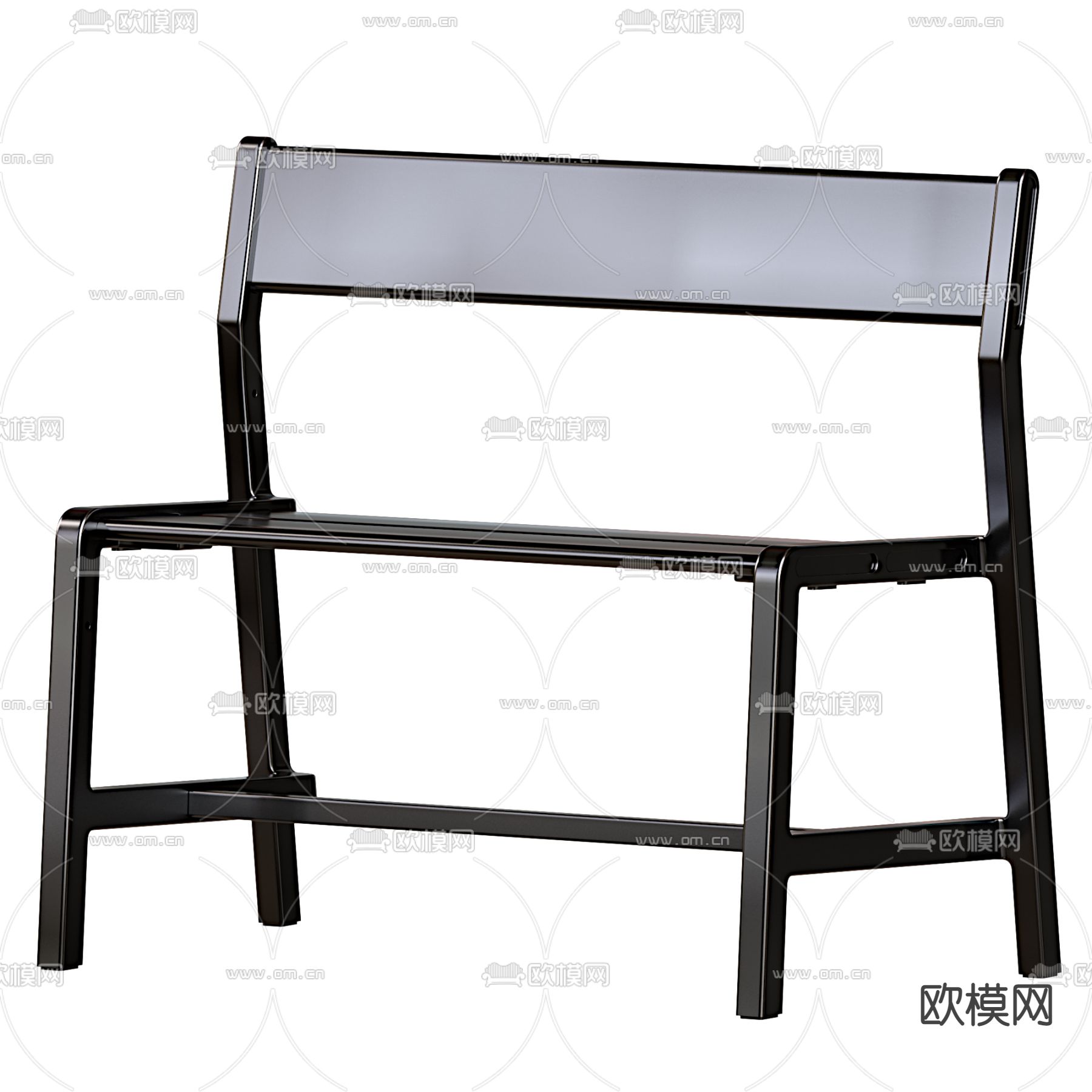 Bench Model长凳 长椅 凳子免费3d模型下载（渲染图4）