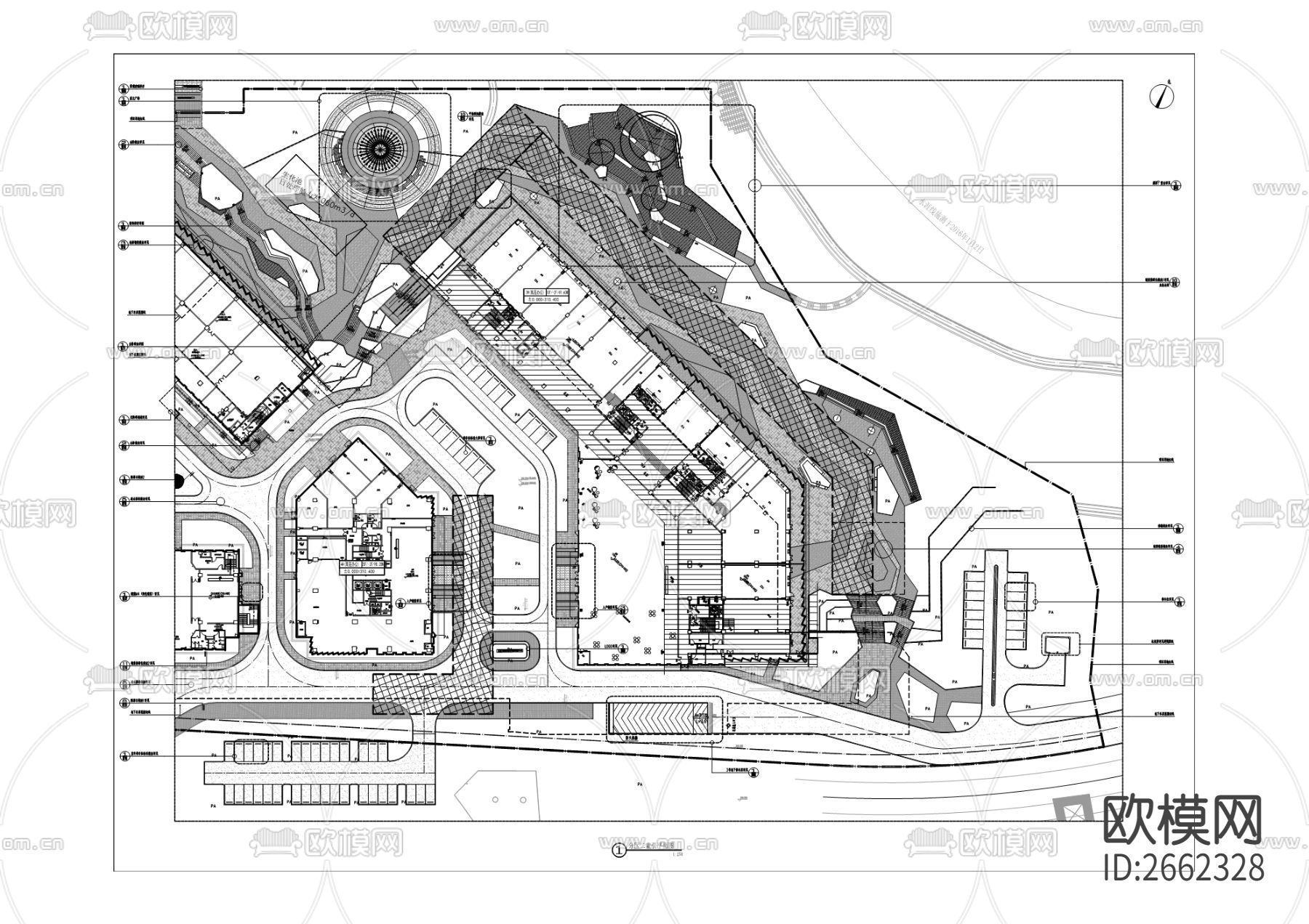 渝兴环湖二期CAD施工图下载（渲染图4）