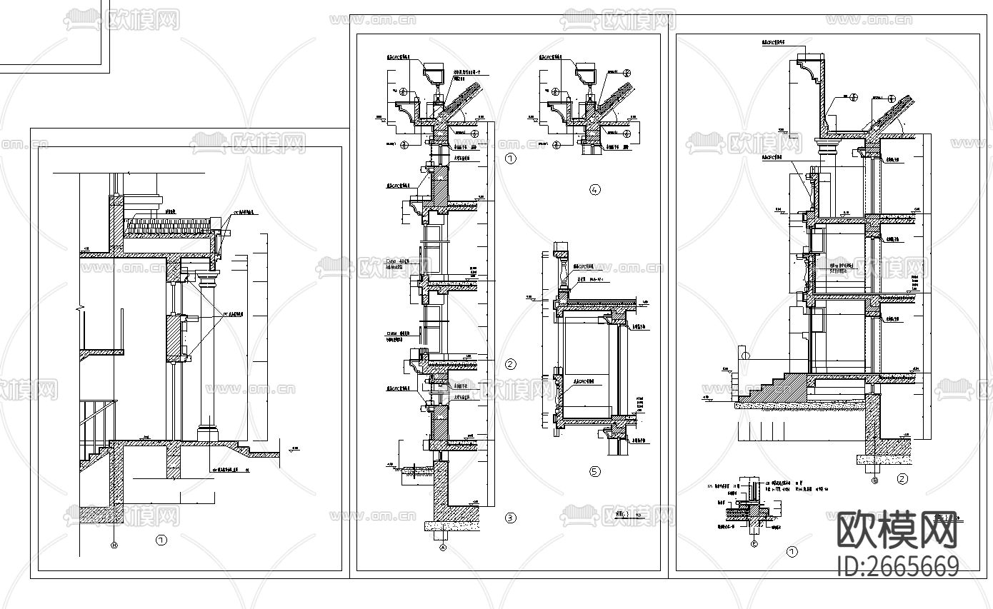 憩园山庄全套CAD施工图下载（渲染图3）