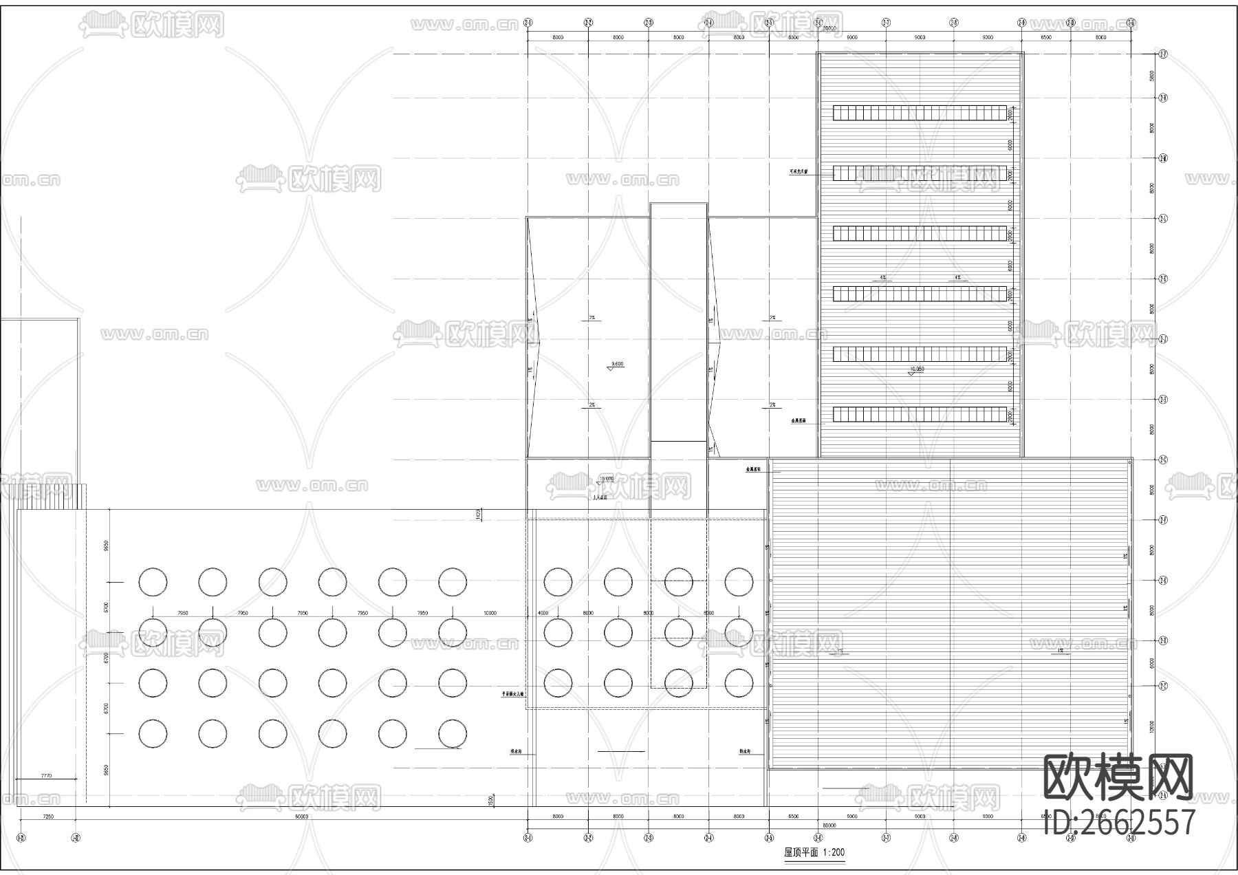 决赛馆CAD施工图下载（渲染图2）