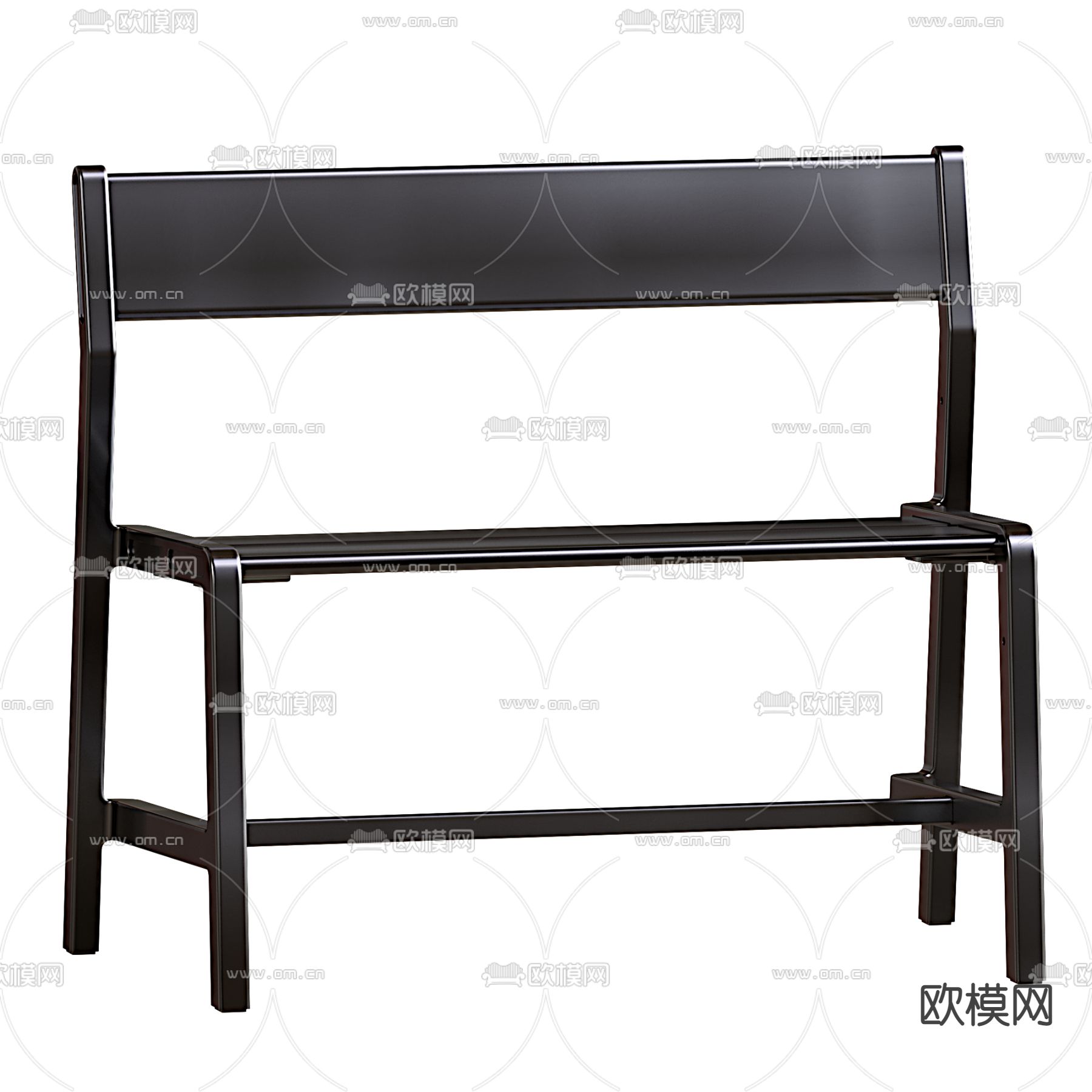 Bench Model长凳 长椅 凳子免费3d模型下载（渲染图1）