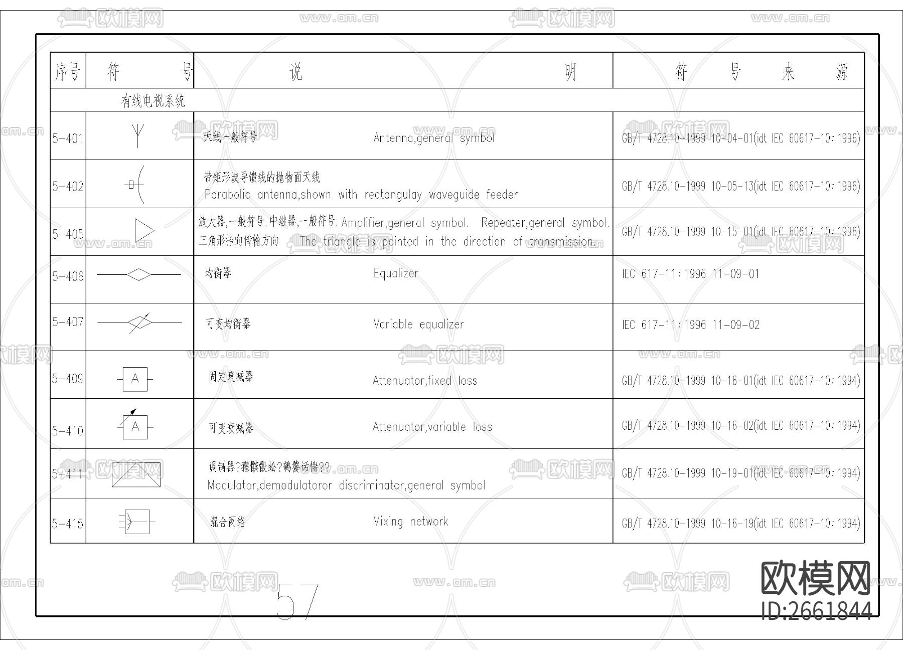 电气图例CAD图库下载（渲染图9）