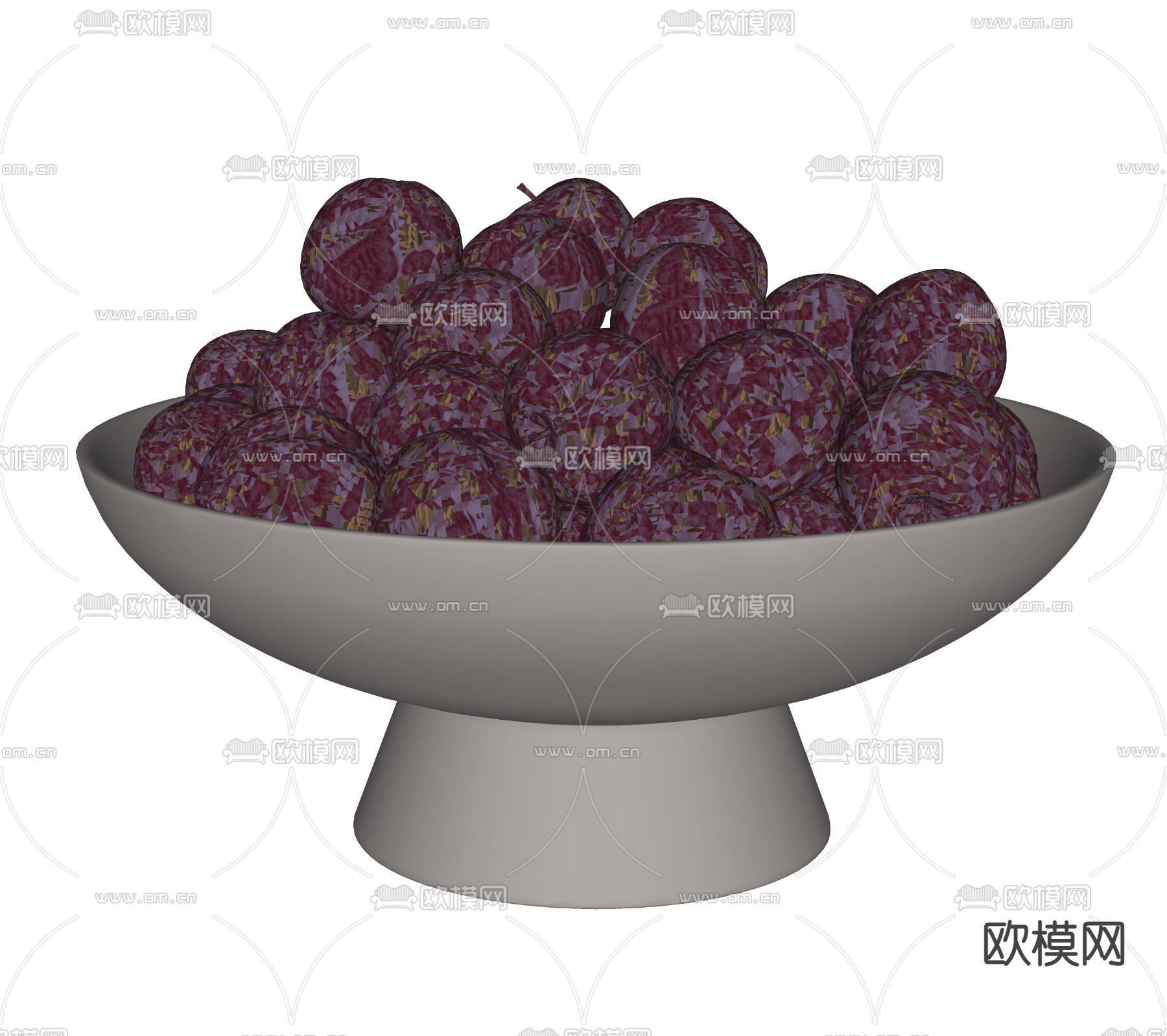 现代水果 食物su模型下载（渲染图2）