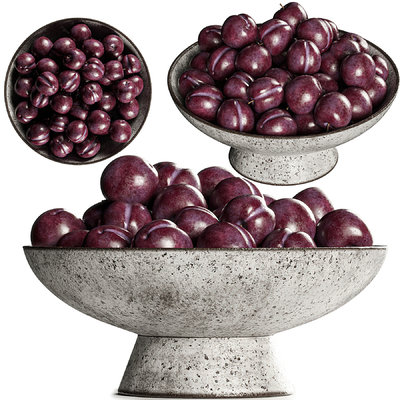  现代水果 食物su模型 