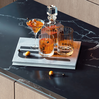  酒杯 酒瓶 洋酒 鸡尾酒 su模型 